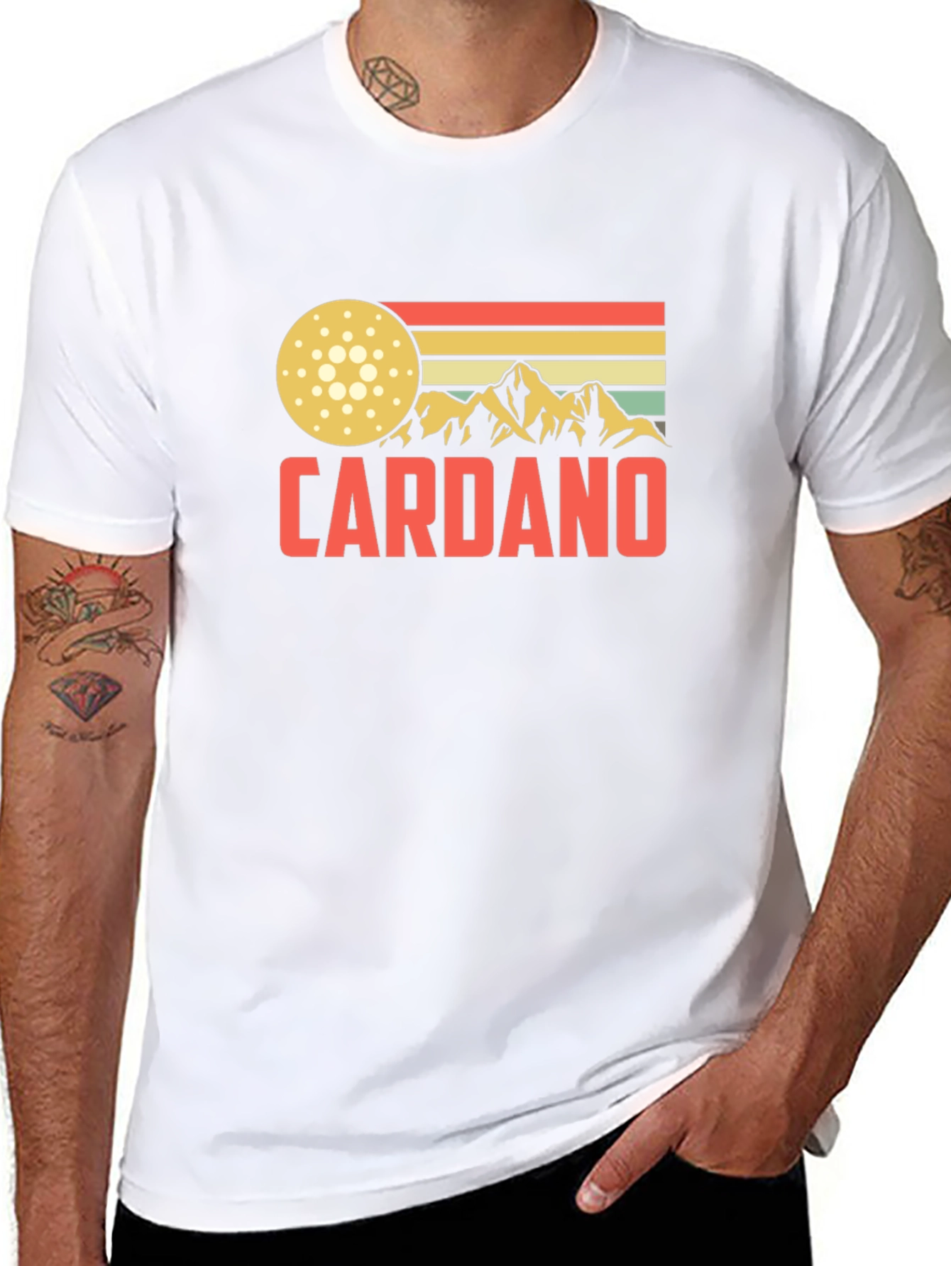 Cardano Retro Style T-Shirt