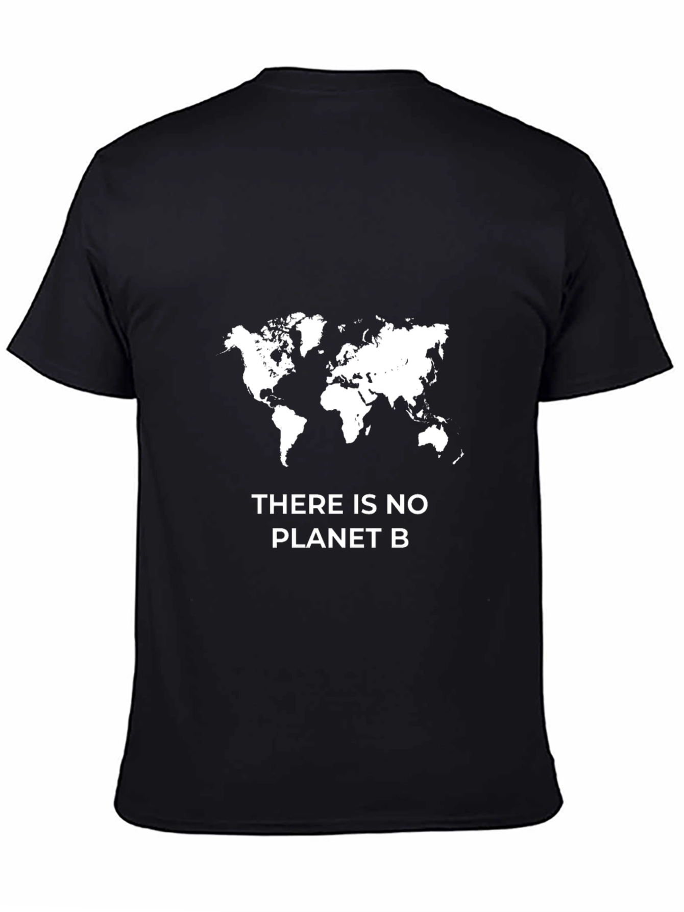 Planet B T-Shirt - Earth Map Design