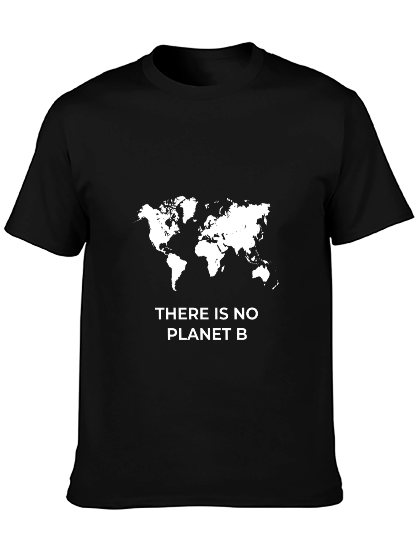 Planet B T-Shirt - Earth Map Design