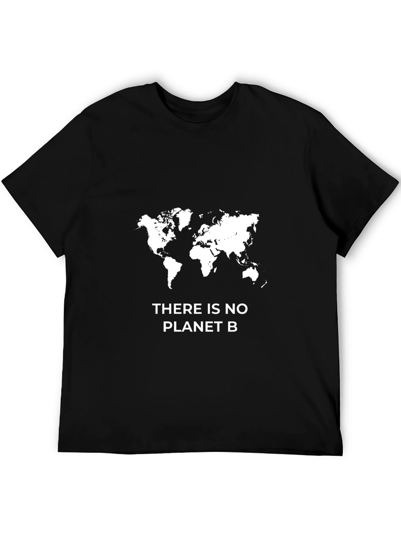 Planet B T-Shirt - Earth Map Design
