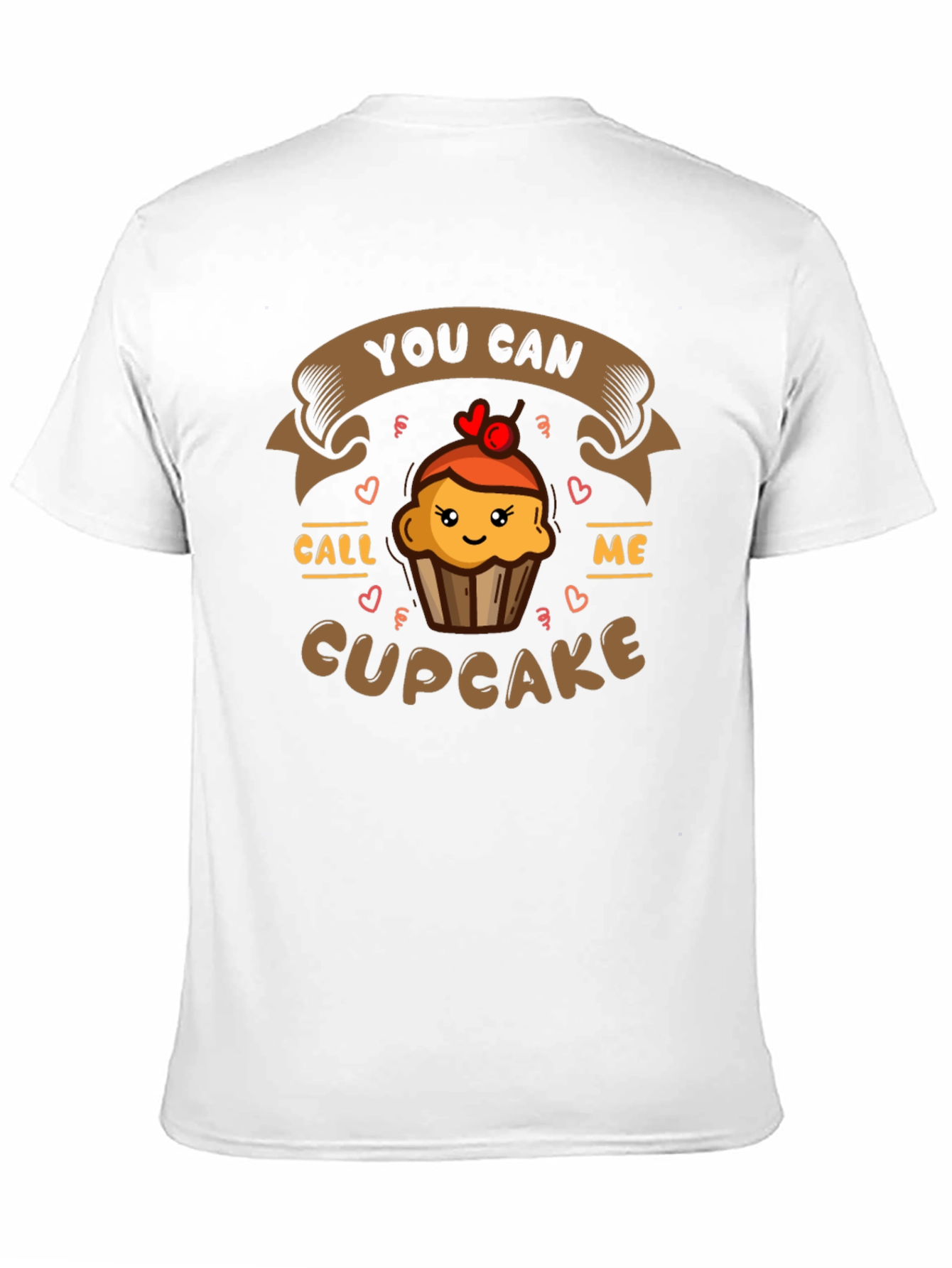 Call Me Cupcake Graphic Tee - Black