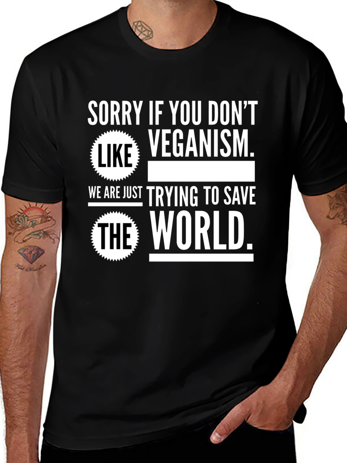 Veganism T-Shirt - Save The World!