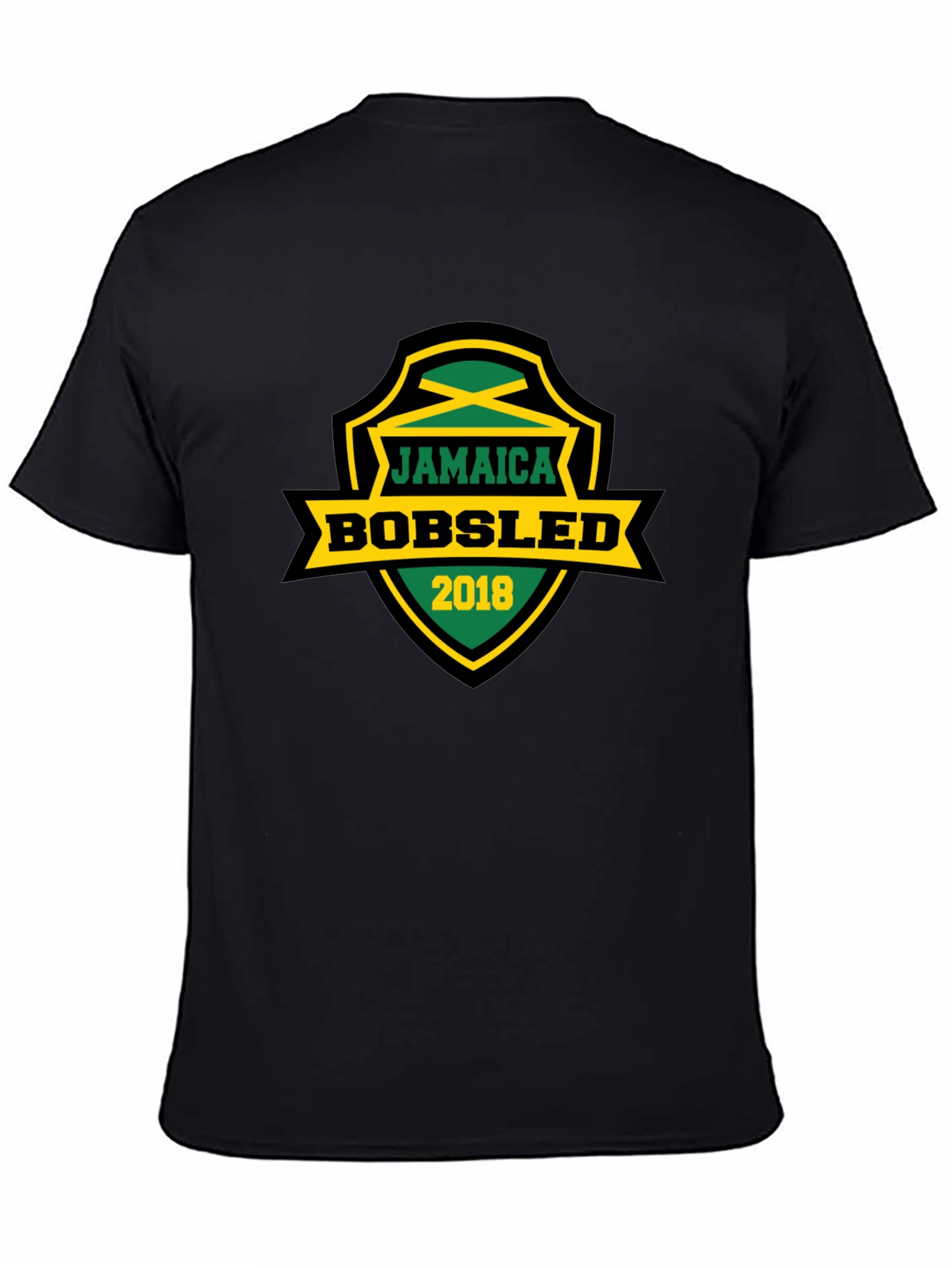 Jamaica Bobsled 2018 Graphic Tee - Black
