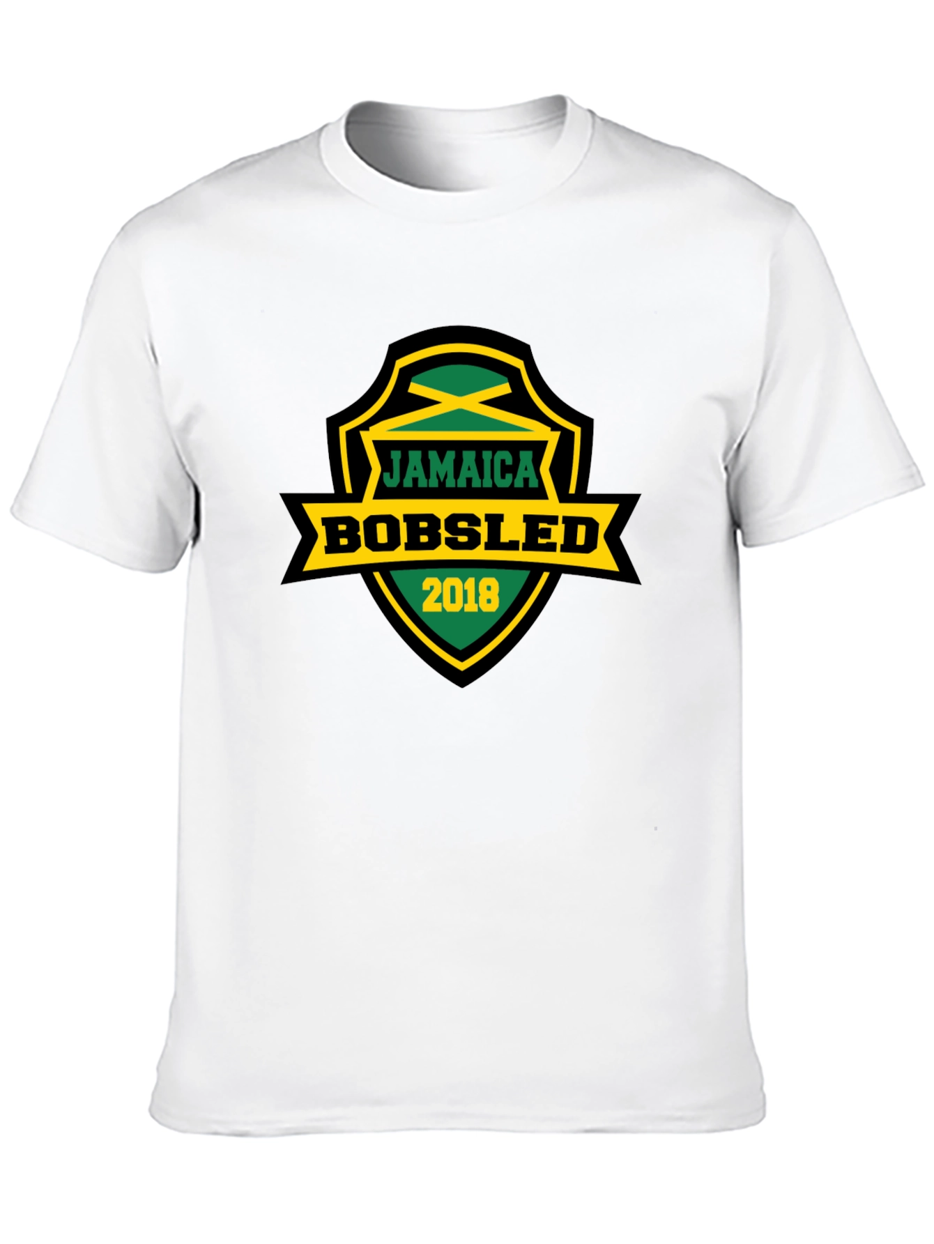 Jamaica Bobsled 2018 Graphic Tee - Black