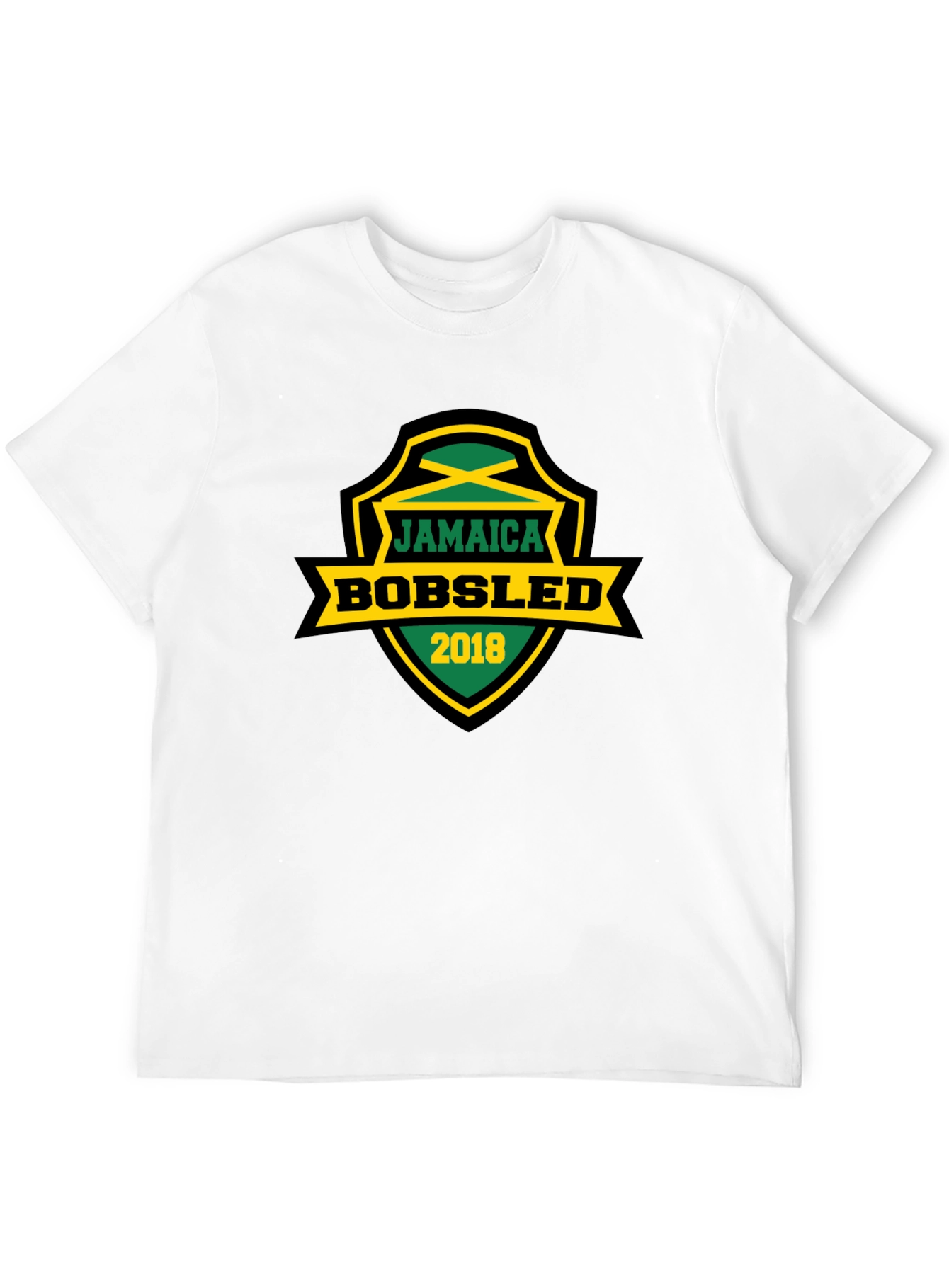 Jamaica Bobsled 2018 Graphic Tee - Black