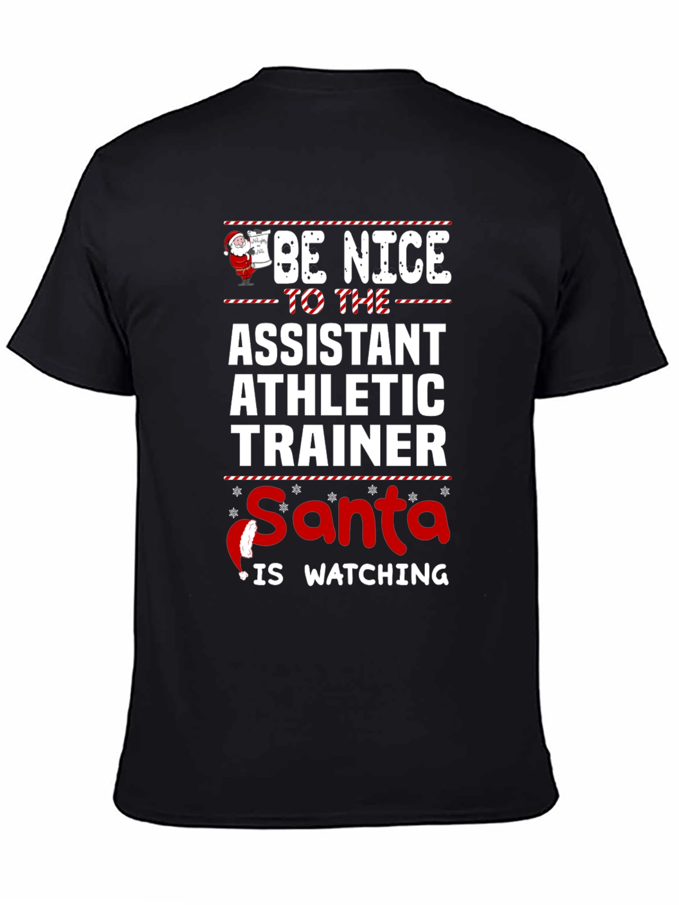 Assistant Athletic Trainer Santa Christmas T-Shirt