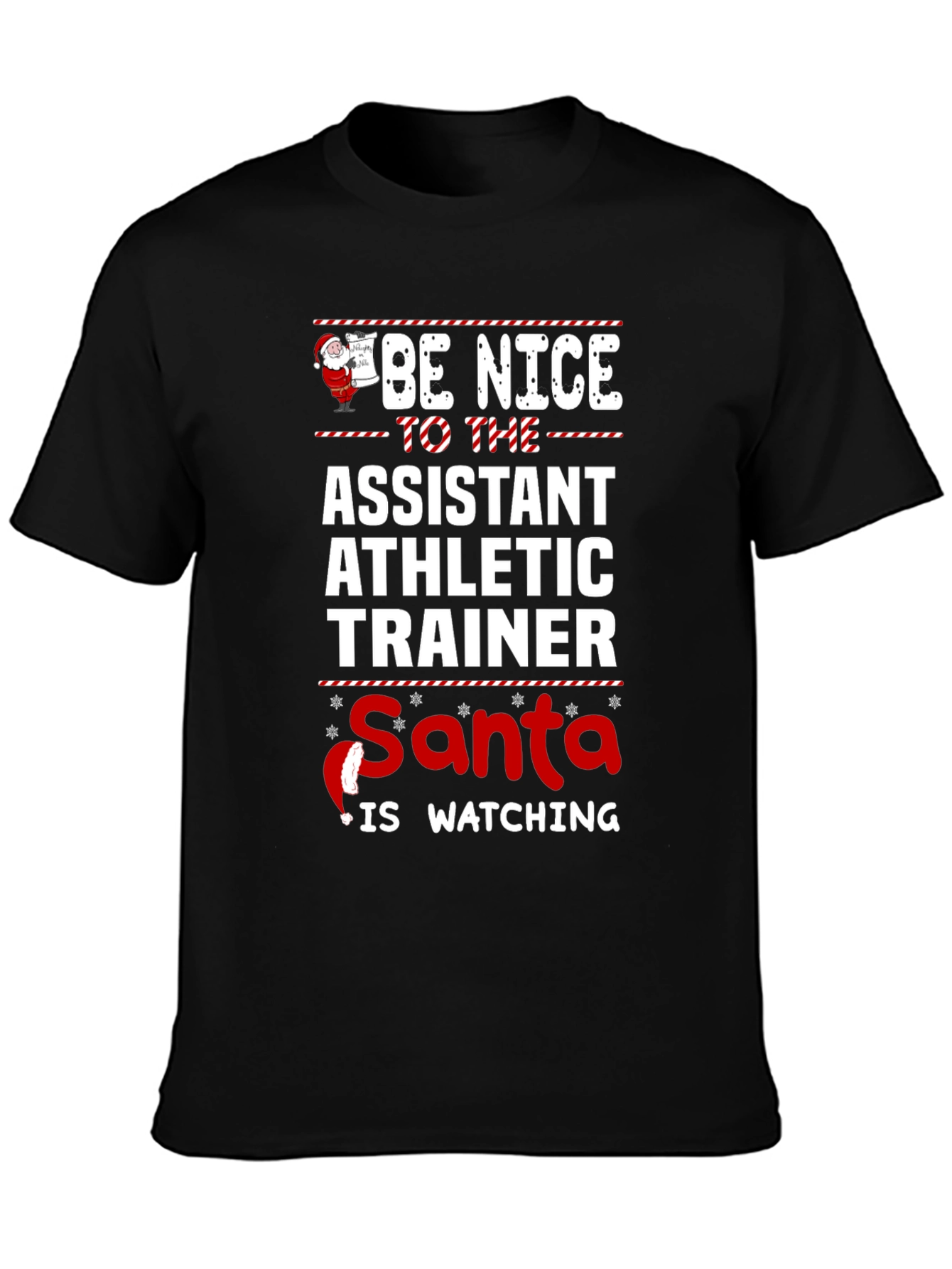 Assistant Athletic Trainer Santa Christmas T-Shirt