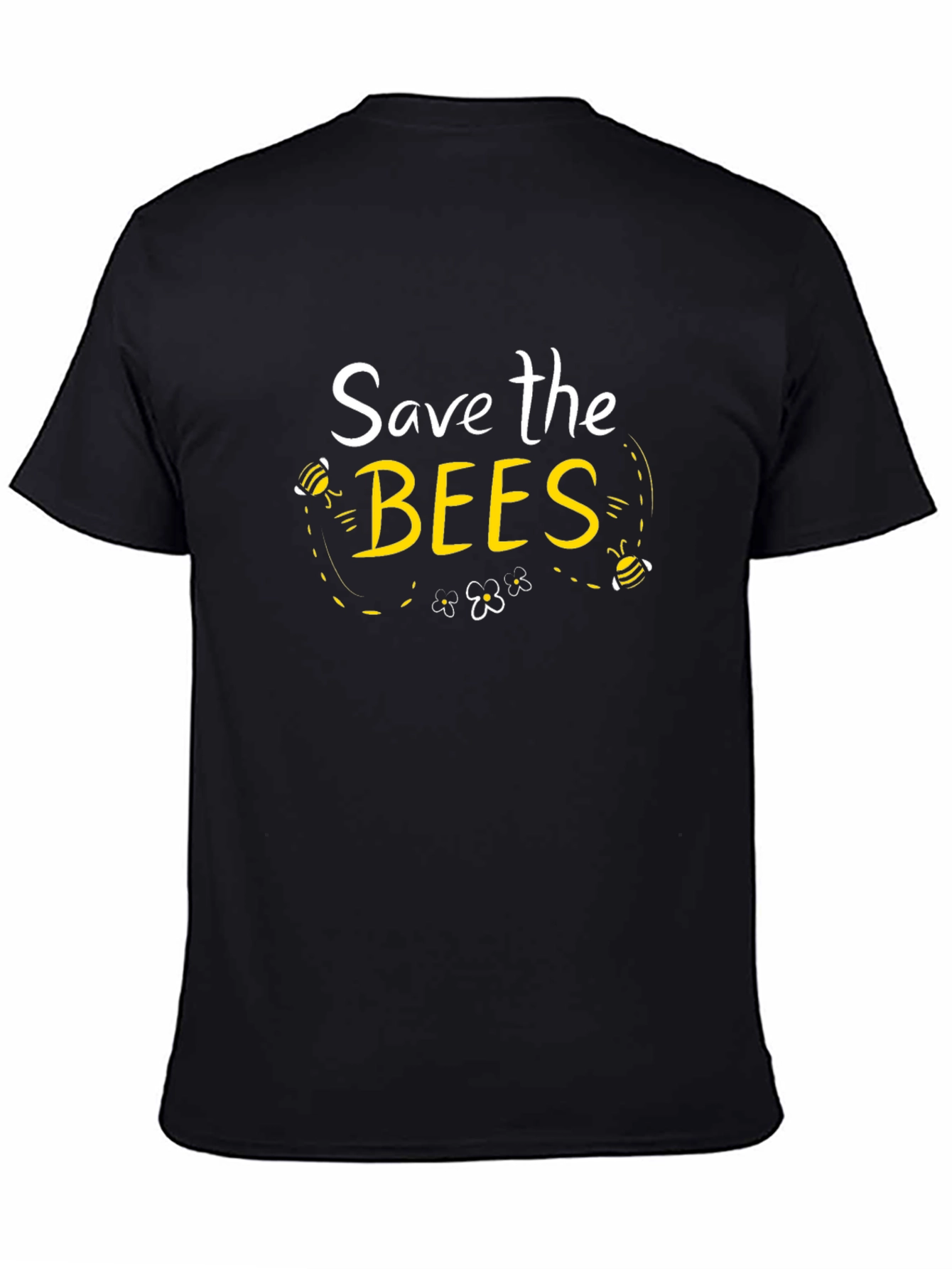 Save the Bees Graphic T-Shirt - Black