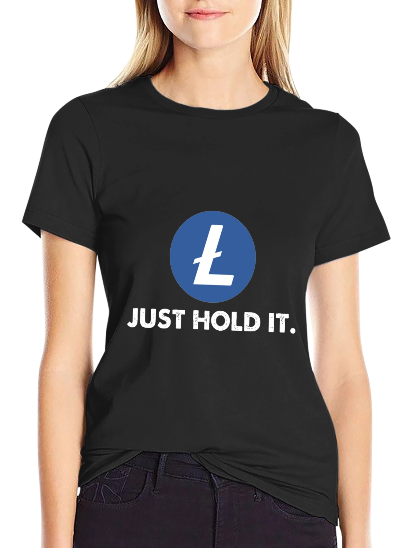 Litecoin Crypto T-Shirt - Just Hold It!