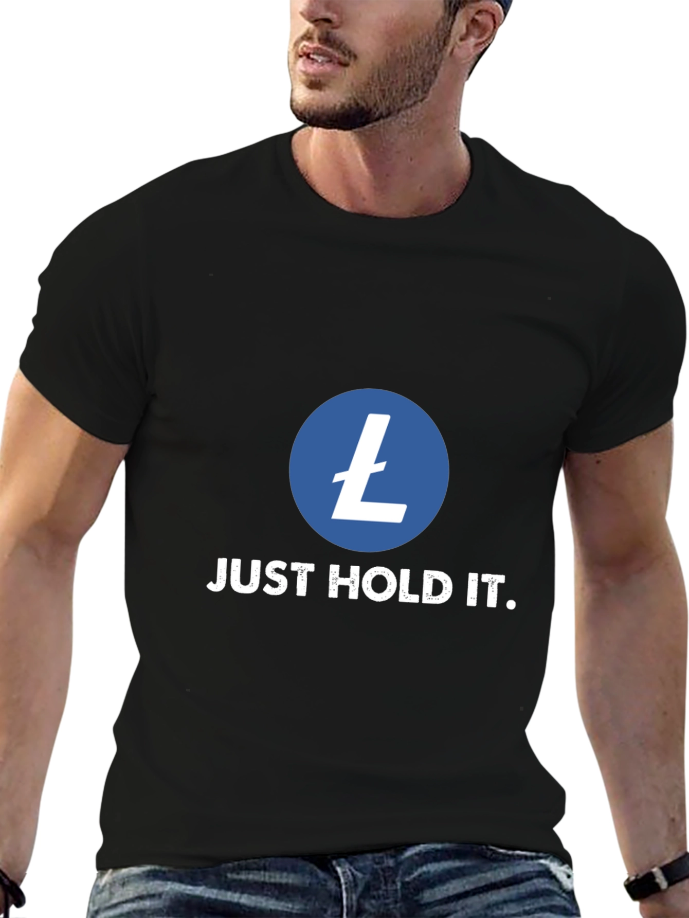 Litecoin Crypto T-Shirt - Just Hold It!