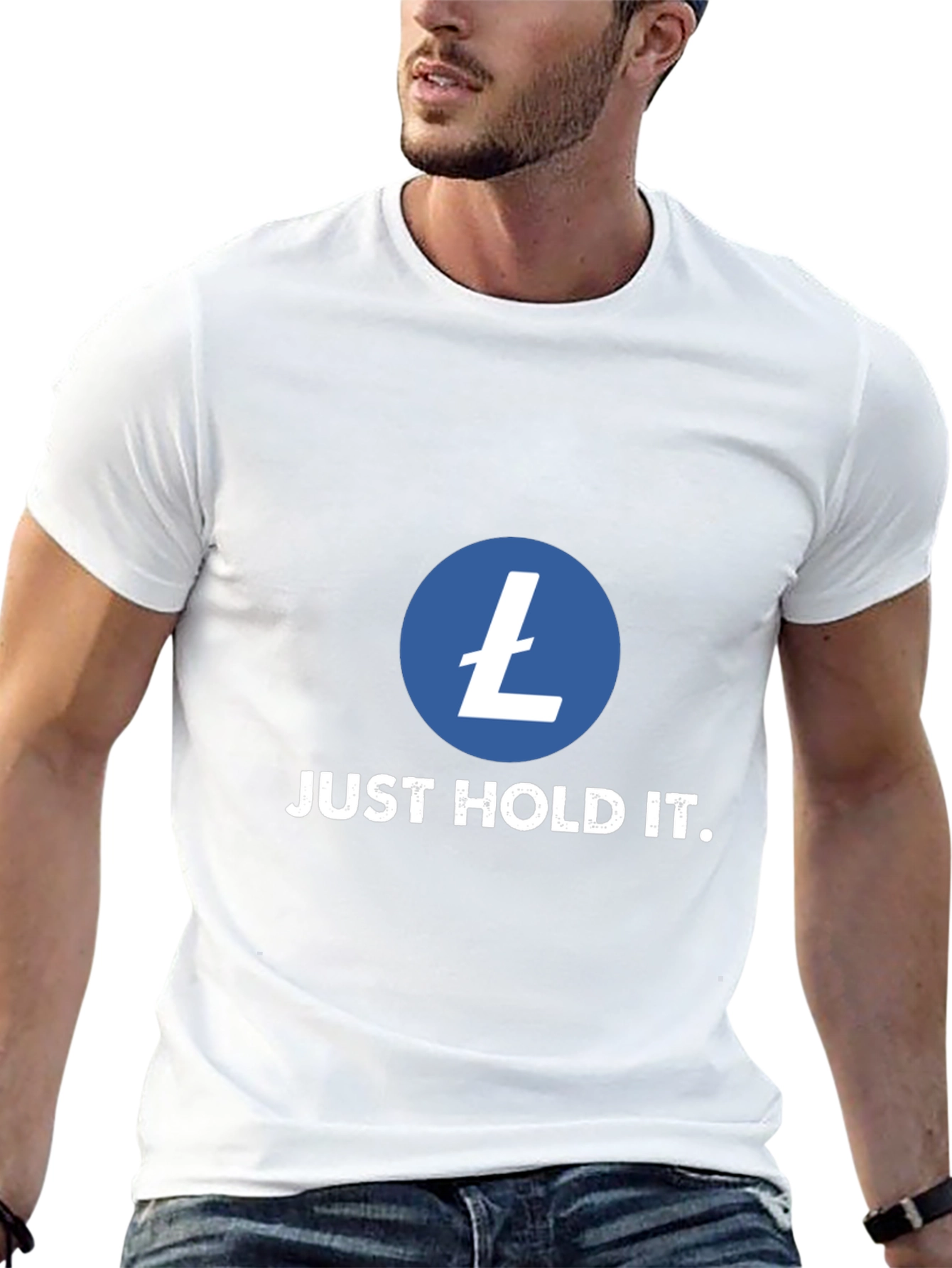 Litecoin Crypto T-Shirt - Just Hold It!