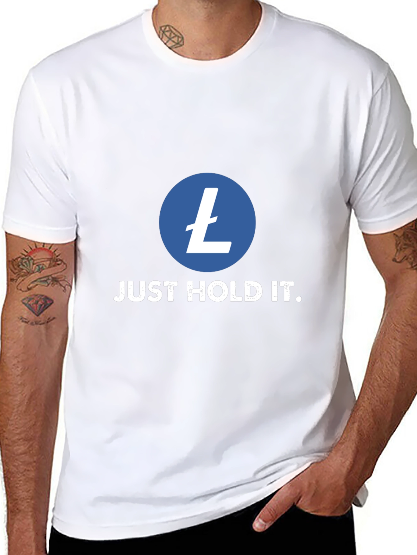 Litecoin Crypto T-Shirt - Just Hold It!