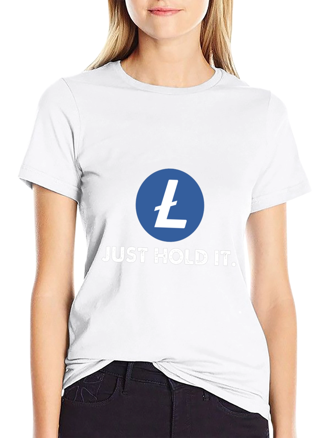 Litecoin Crypto T-Shirt - Just Hold It!
