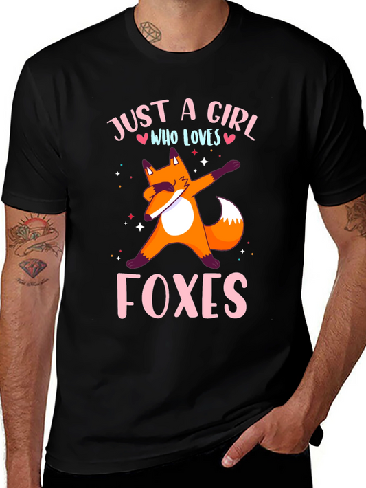 Just a Girl Who Loves Foxes T-Shirt