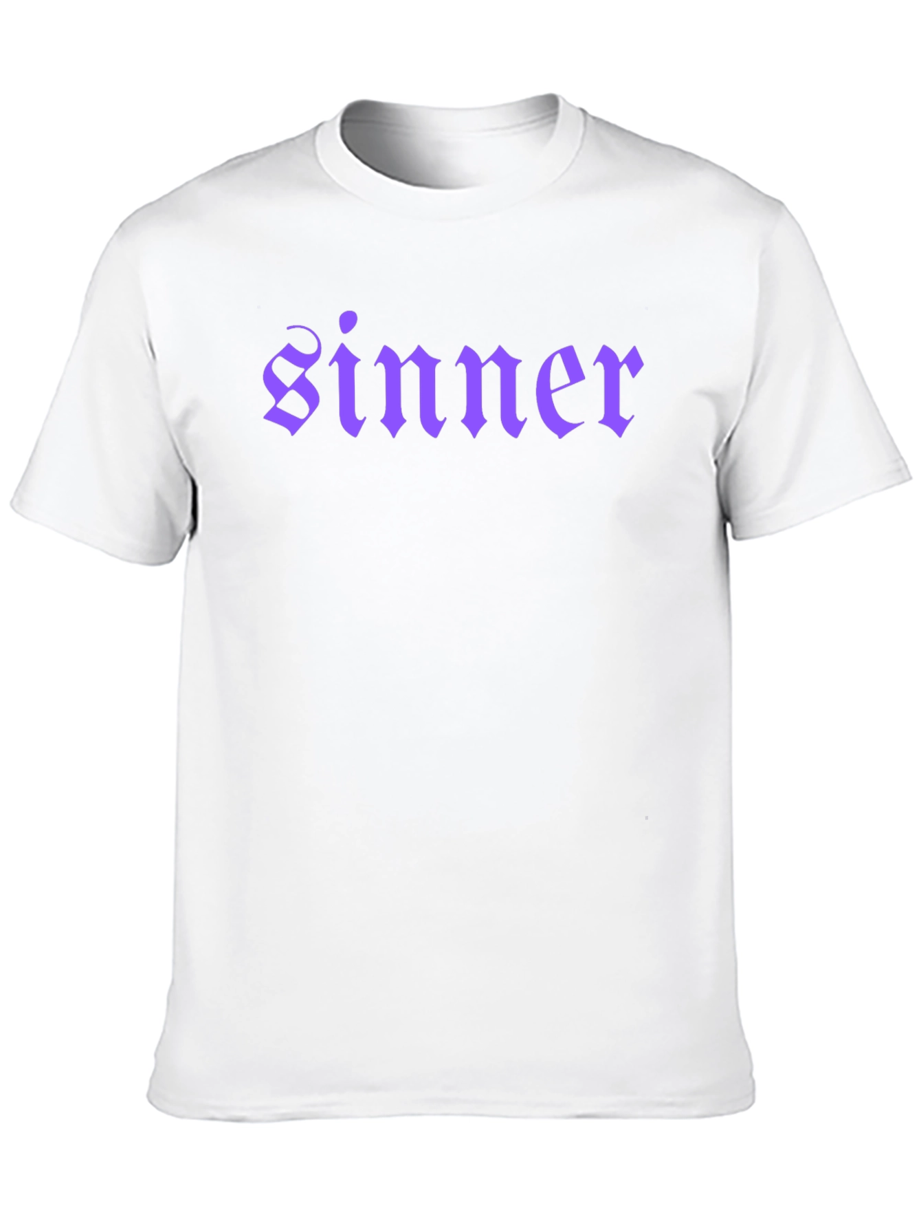 Sinner Graphic Tee - Black Gothic Style T-Shirt