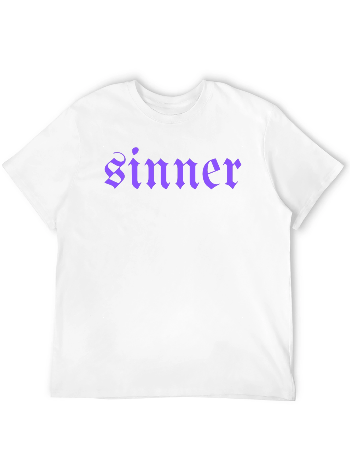 Sinner Graphic Tee - Black Gothic Style T-Shirt