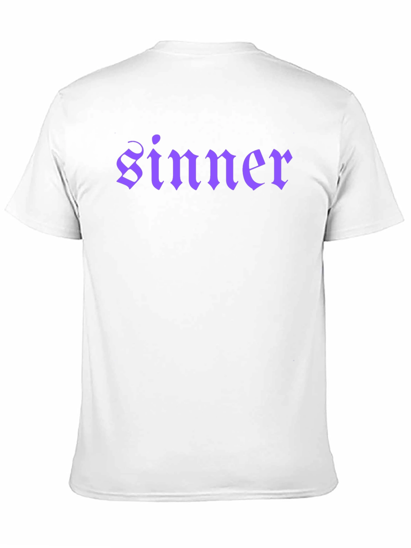 Sinner Graphic Tee - Black Gothic Style T-Shirt