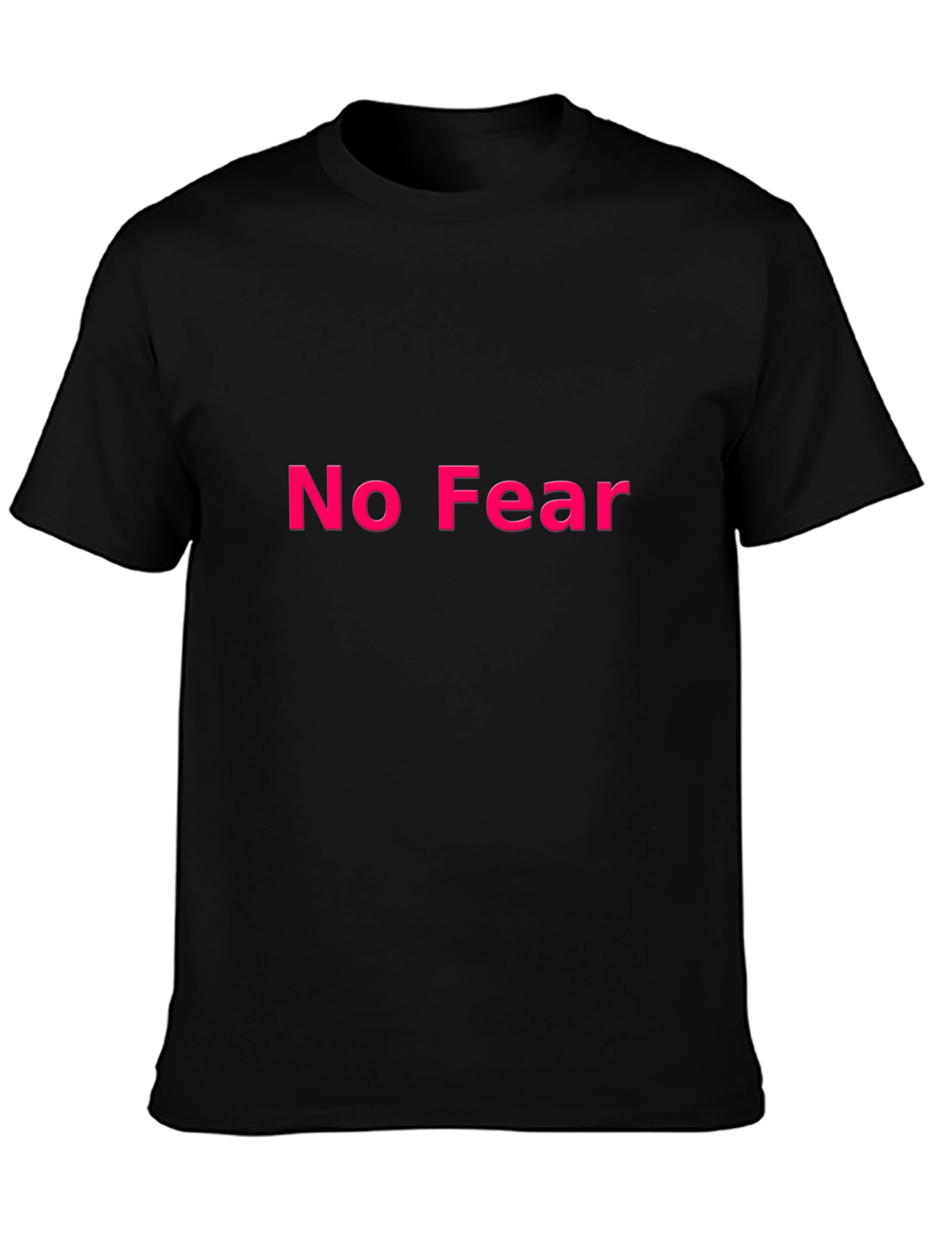 No Fear Black T-Shirt