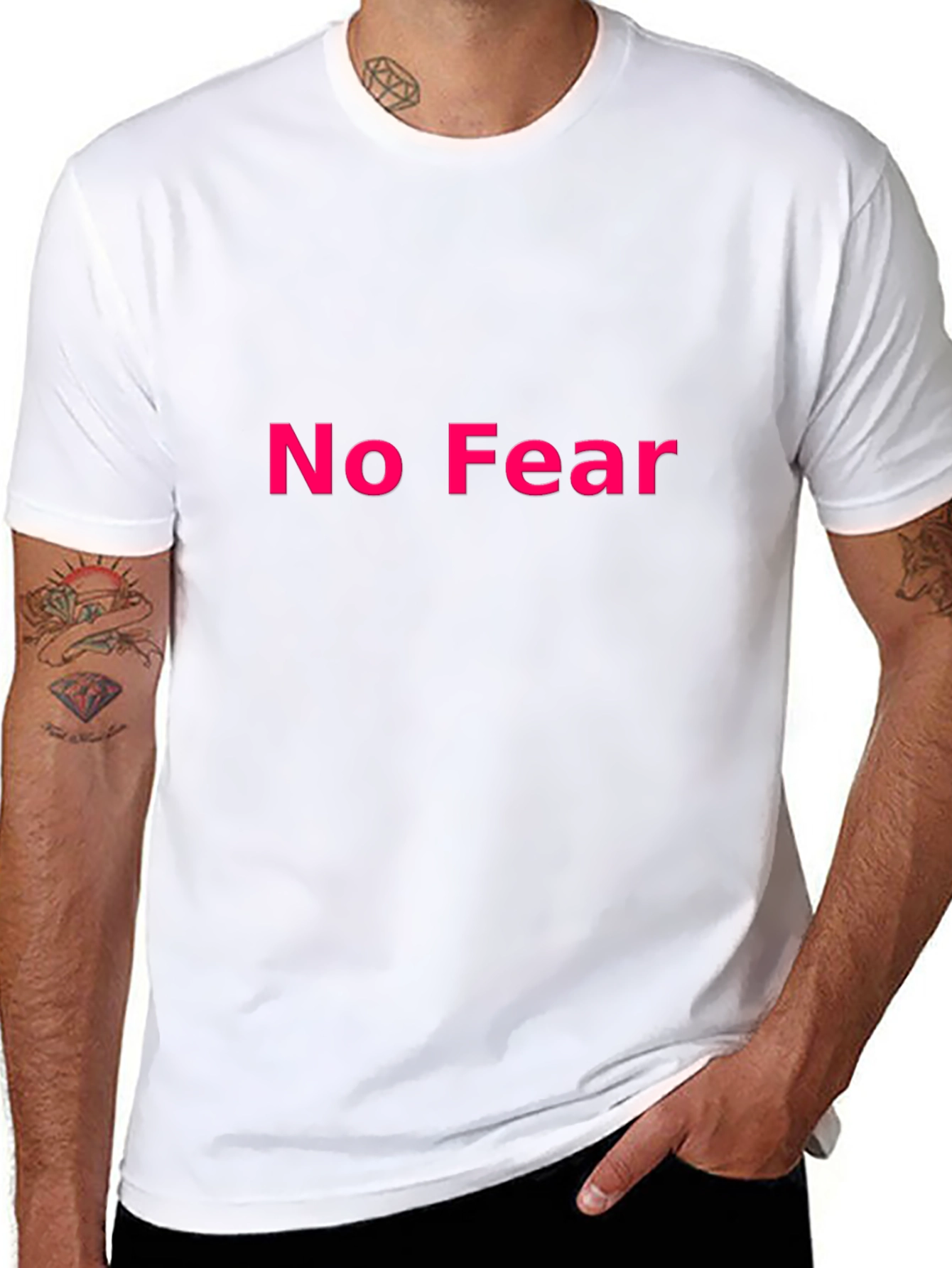 No Fear Black T-Shirt