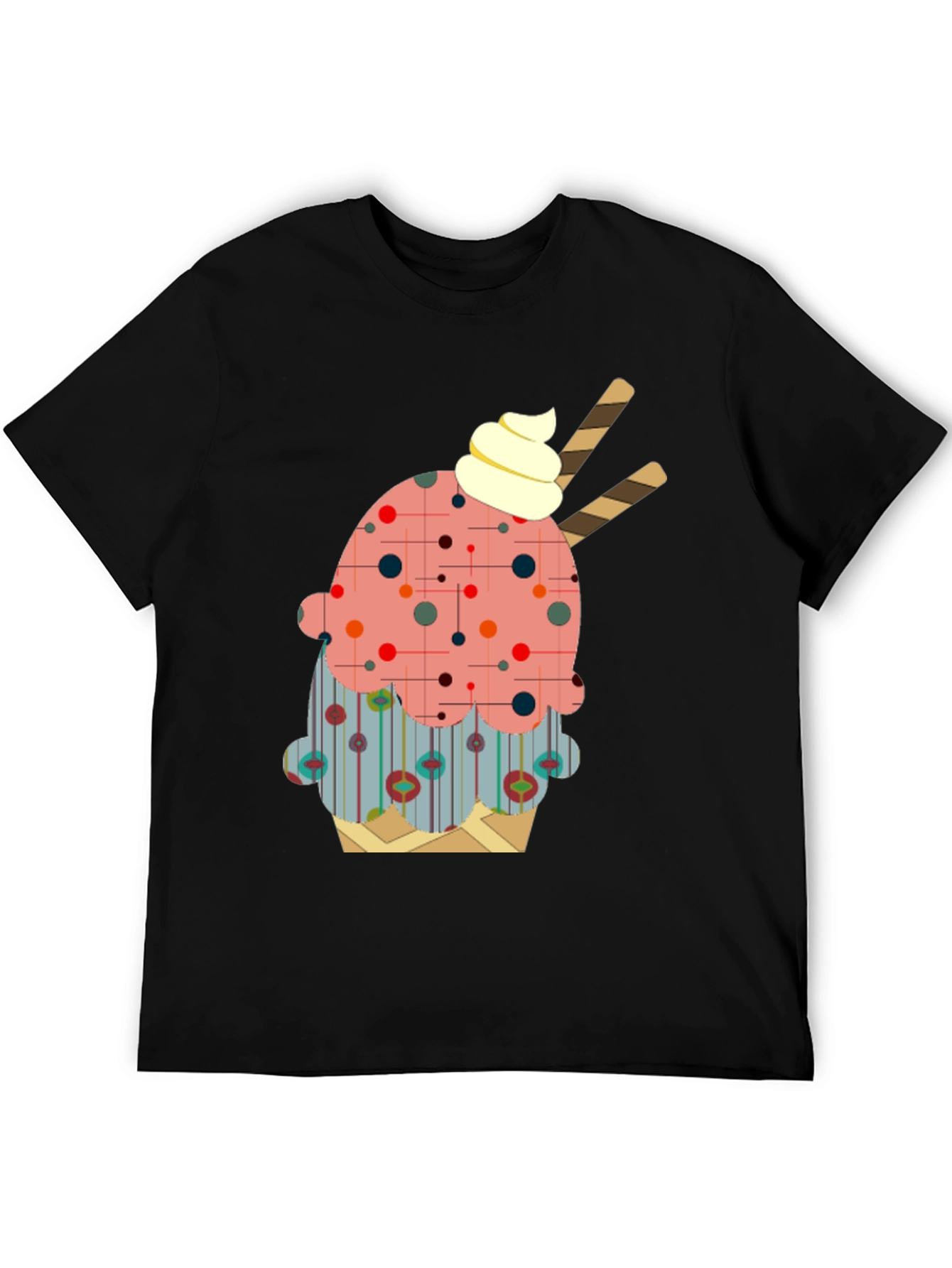 Novelty Ice Cream Graphic T-Shirt