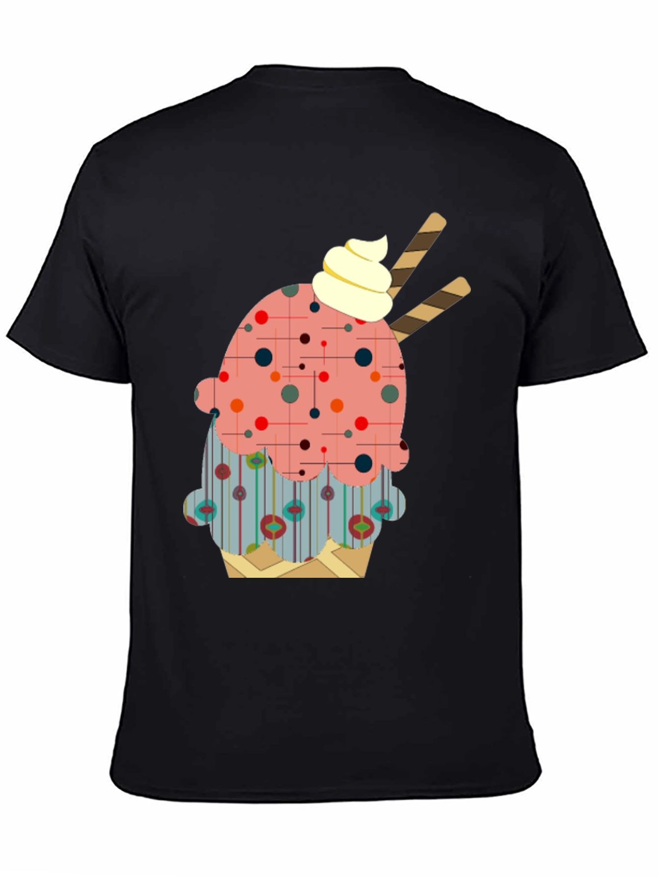 Novelty Ice Cream Graphic T-Shirt