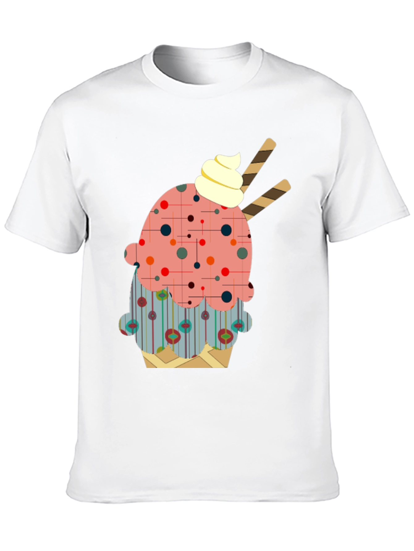 Novelty Ice Cream Graphic T-Shirt