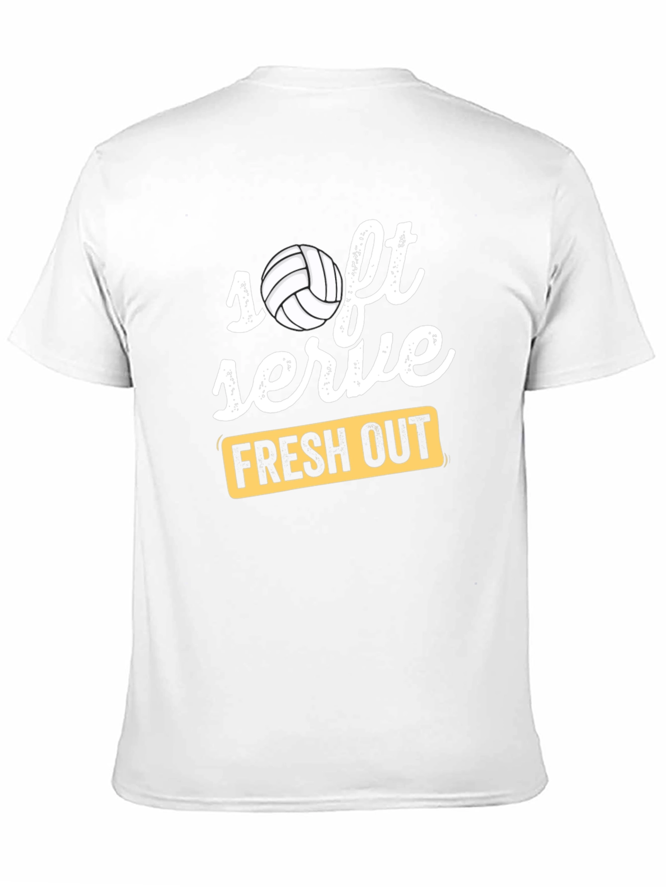 Soft Serve Fresh Out Volleyball Graphic T-Shirt