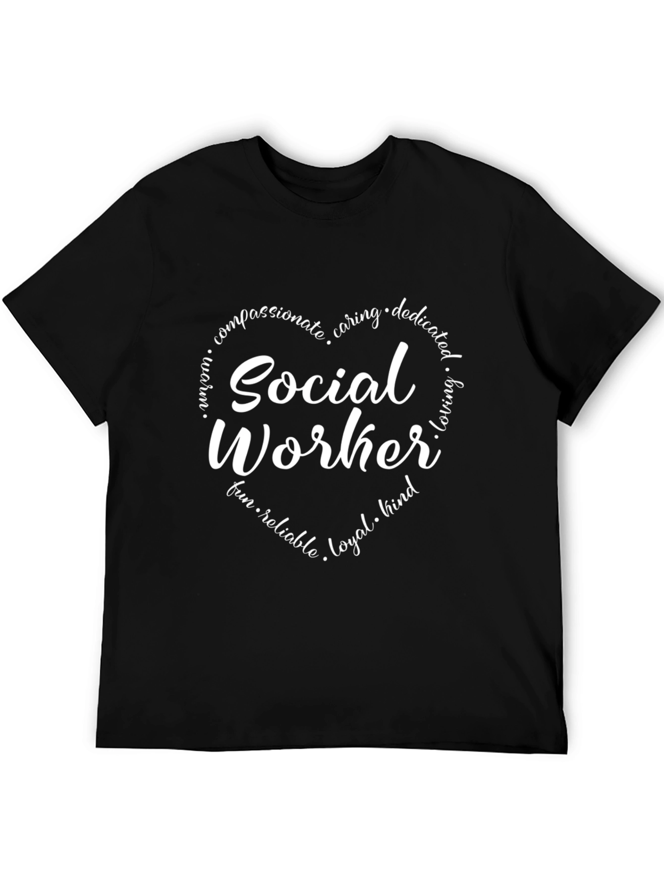 Social Worker Heart Graphic T-Shirt