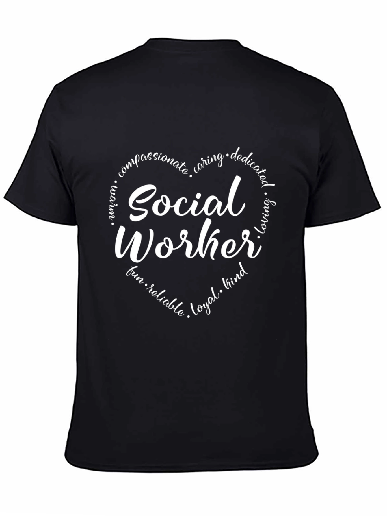 Social Worker Heart Graphic T-Shirt