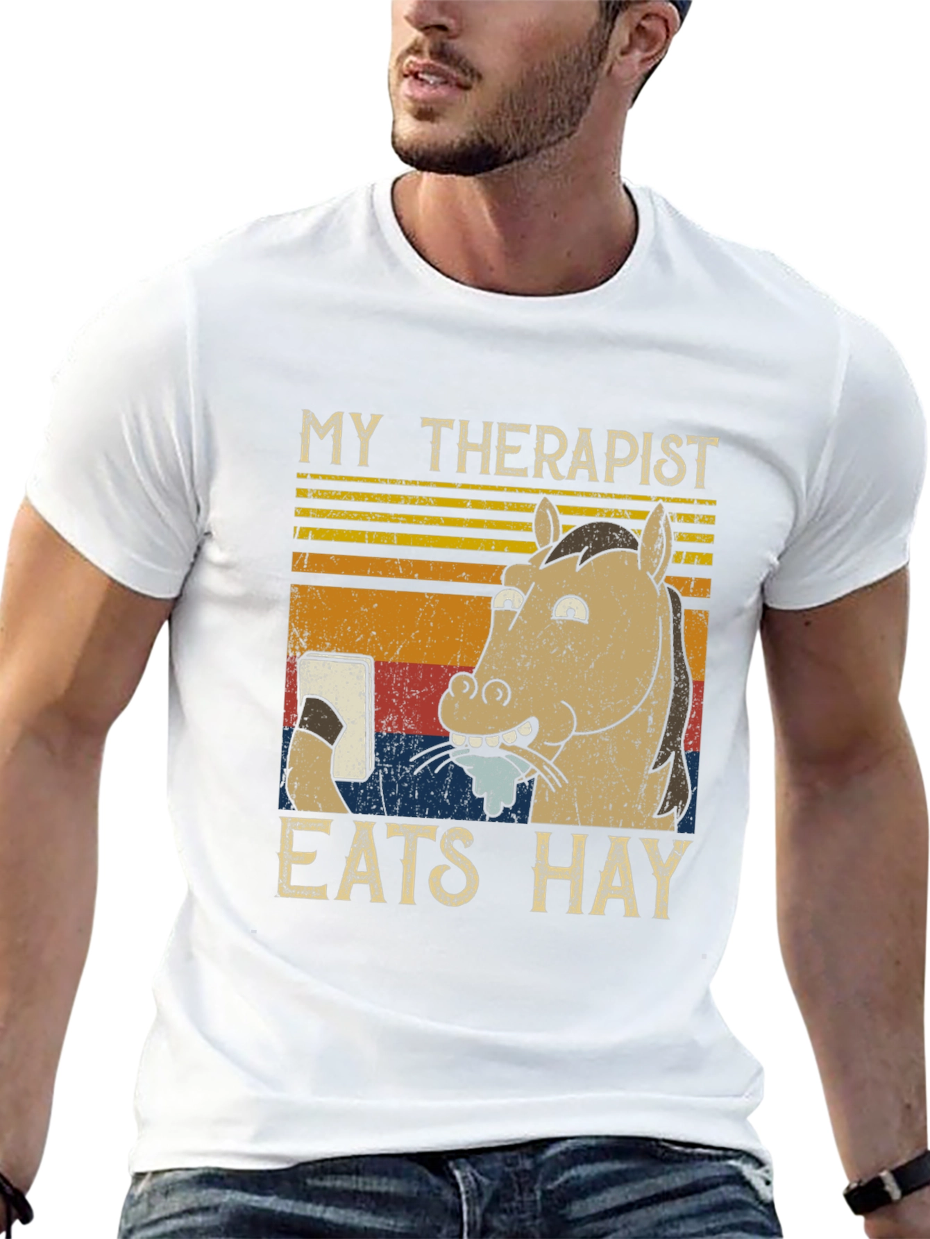 My Therapist Eats Hay Graphic Tee