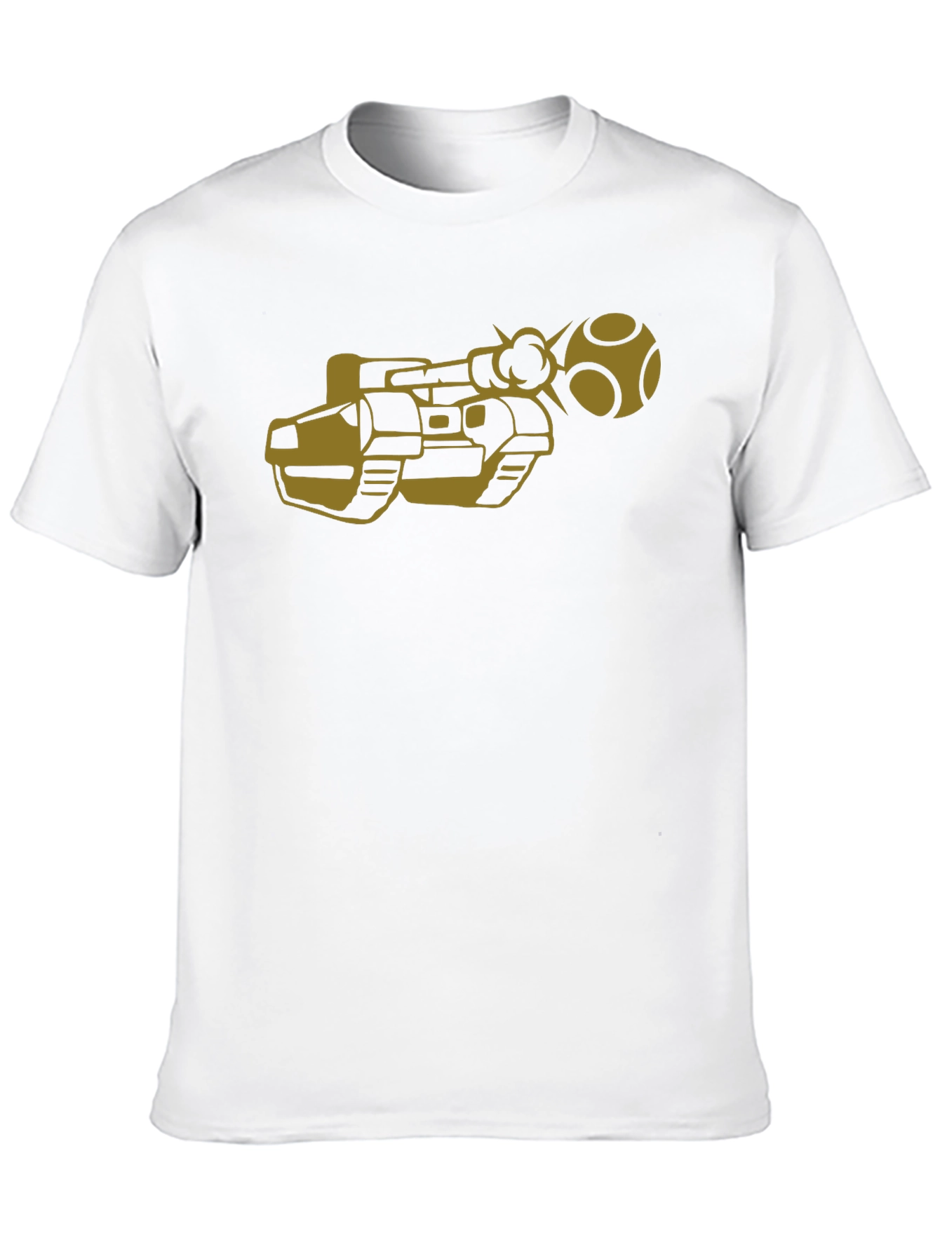 Retro Game Tank T-Shirt - Black Cotton Tee