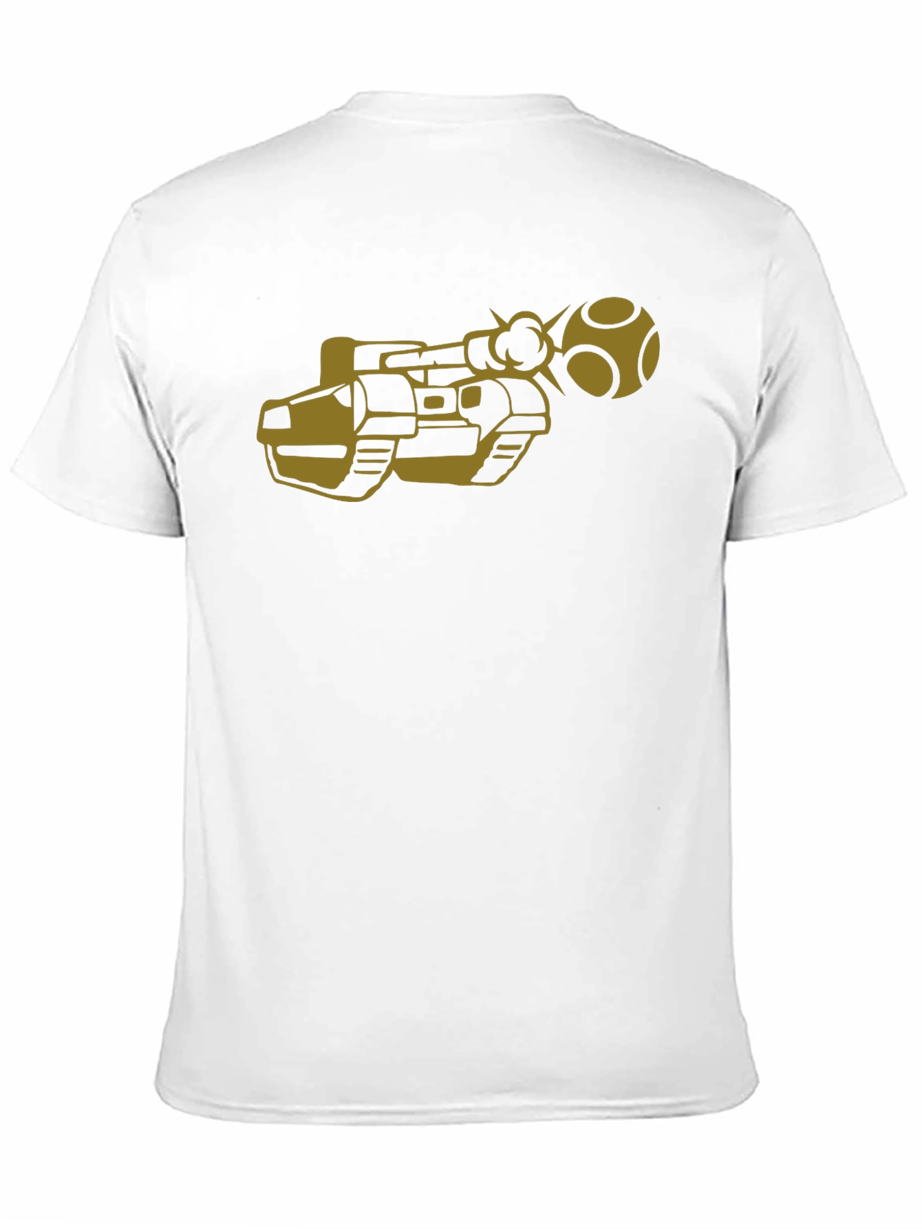 Retro Game Tank T-Shirt - Black Cotton Tee