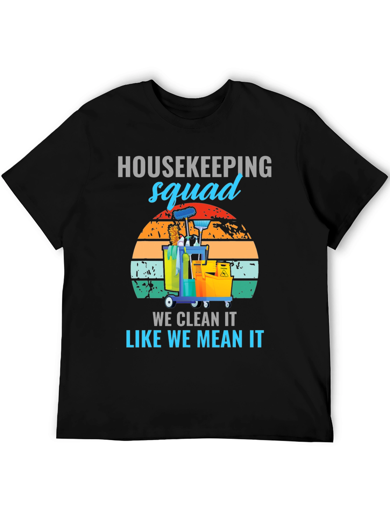 Housekeeping Squad T-Shirt Cleaning Crew Graphic Tee