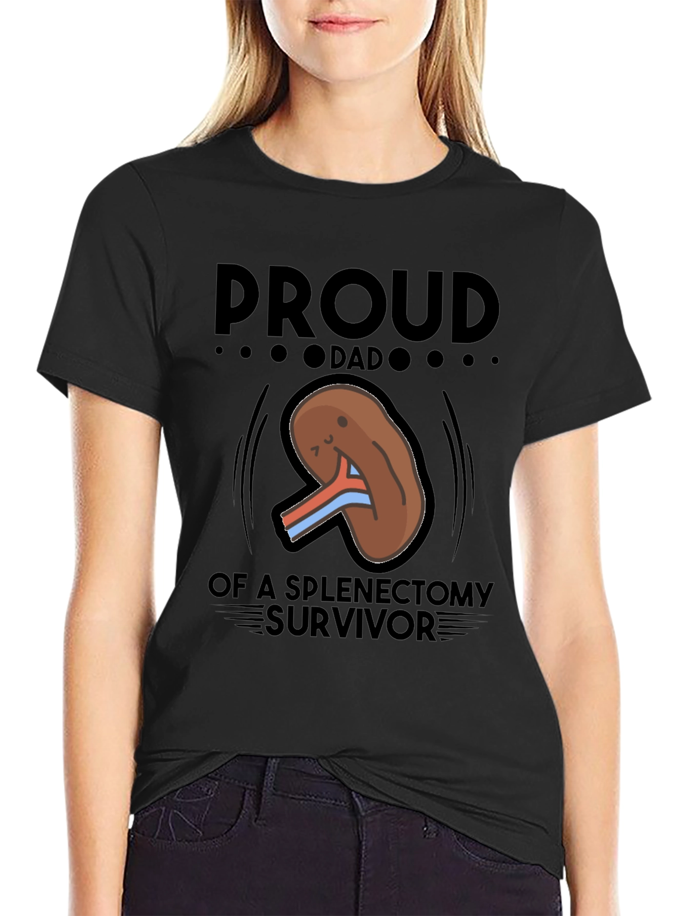 Proud Dad Splenectomy Survivor T-Shirt