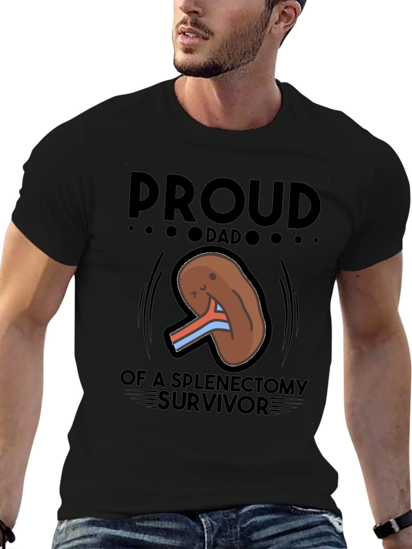 Proud Dad Splenectomy Survivor T-Shirt