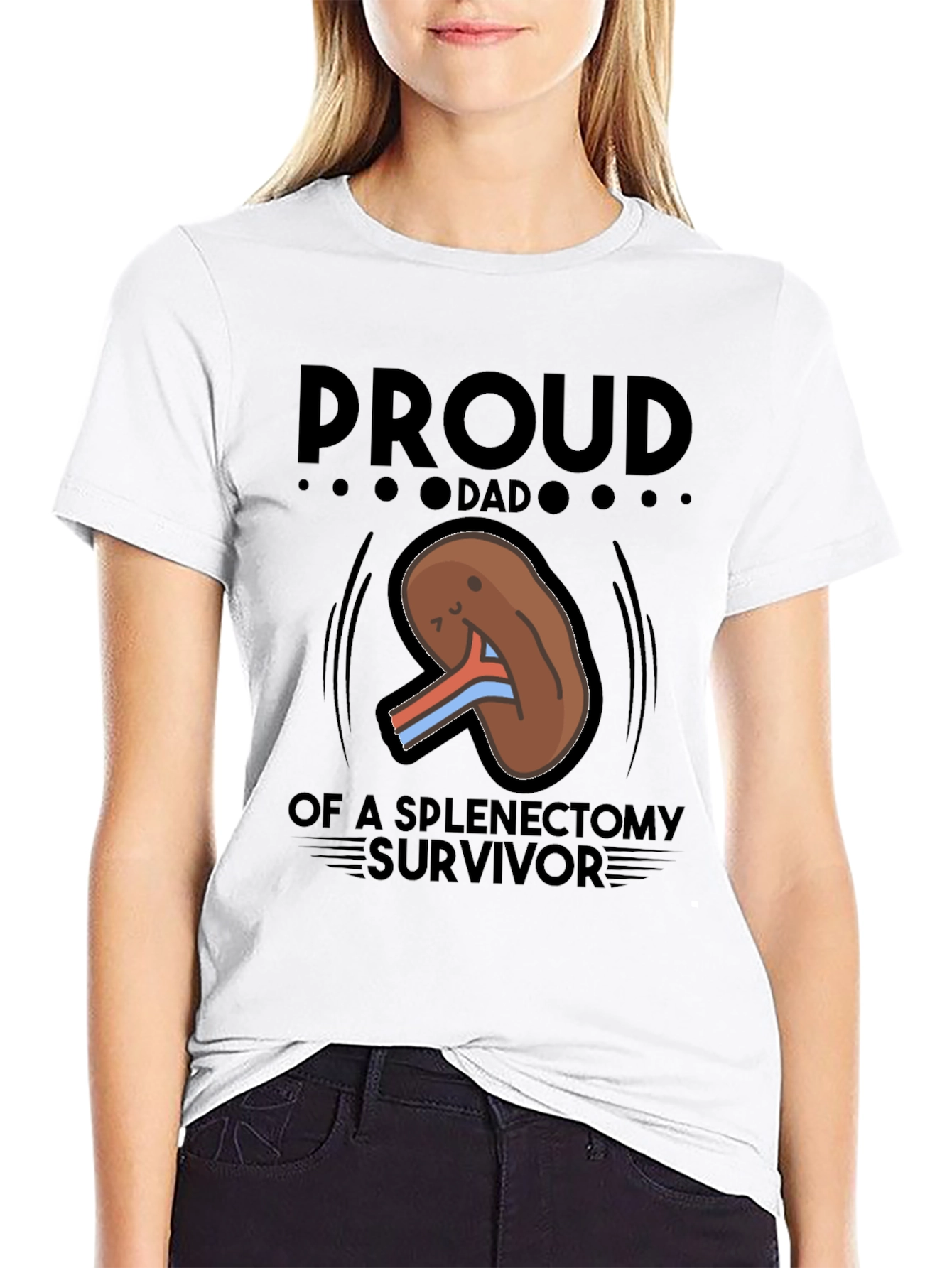 Proud Dad Splenectomy Survivor T-Shirt