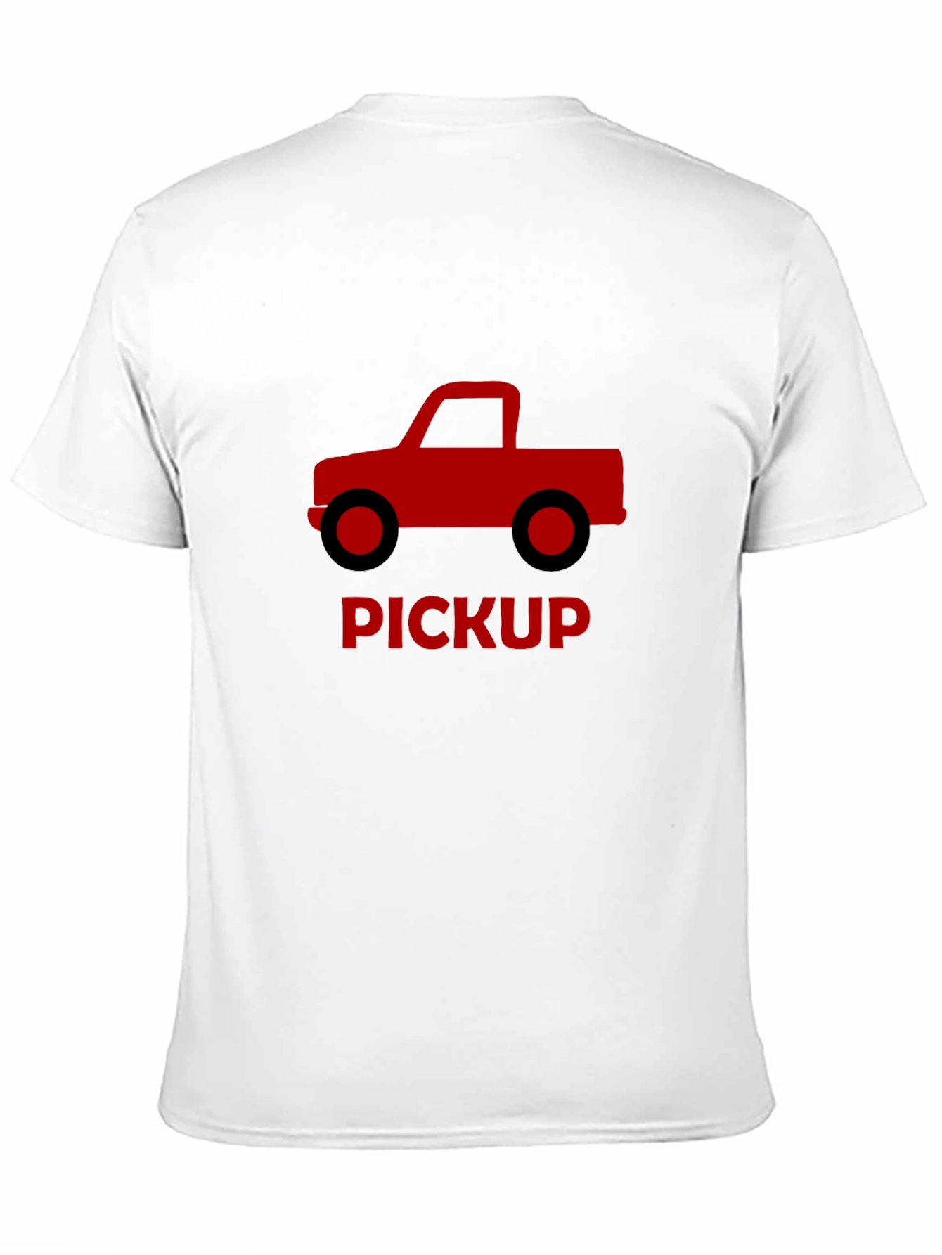 Pickup Truck Graphic Tee - Black Cotton