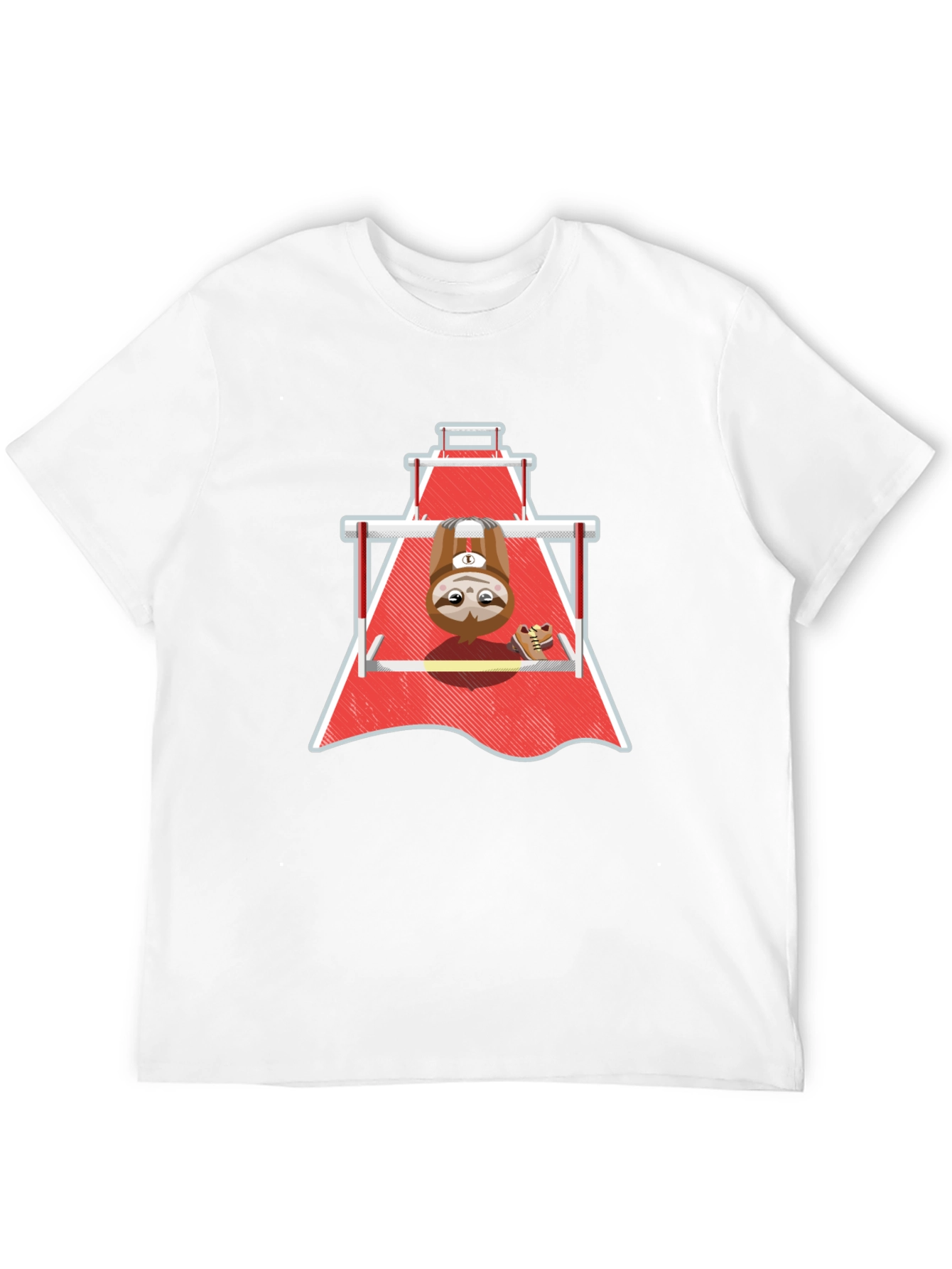 Sloth Gymnast T-Shirt - Funny Workout Tee