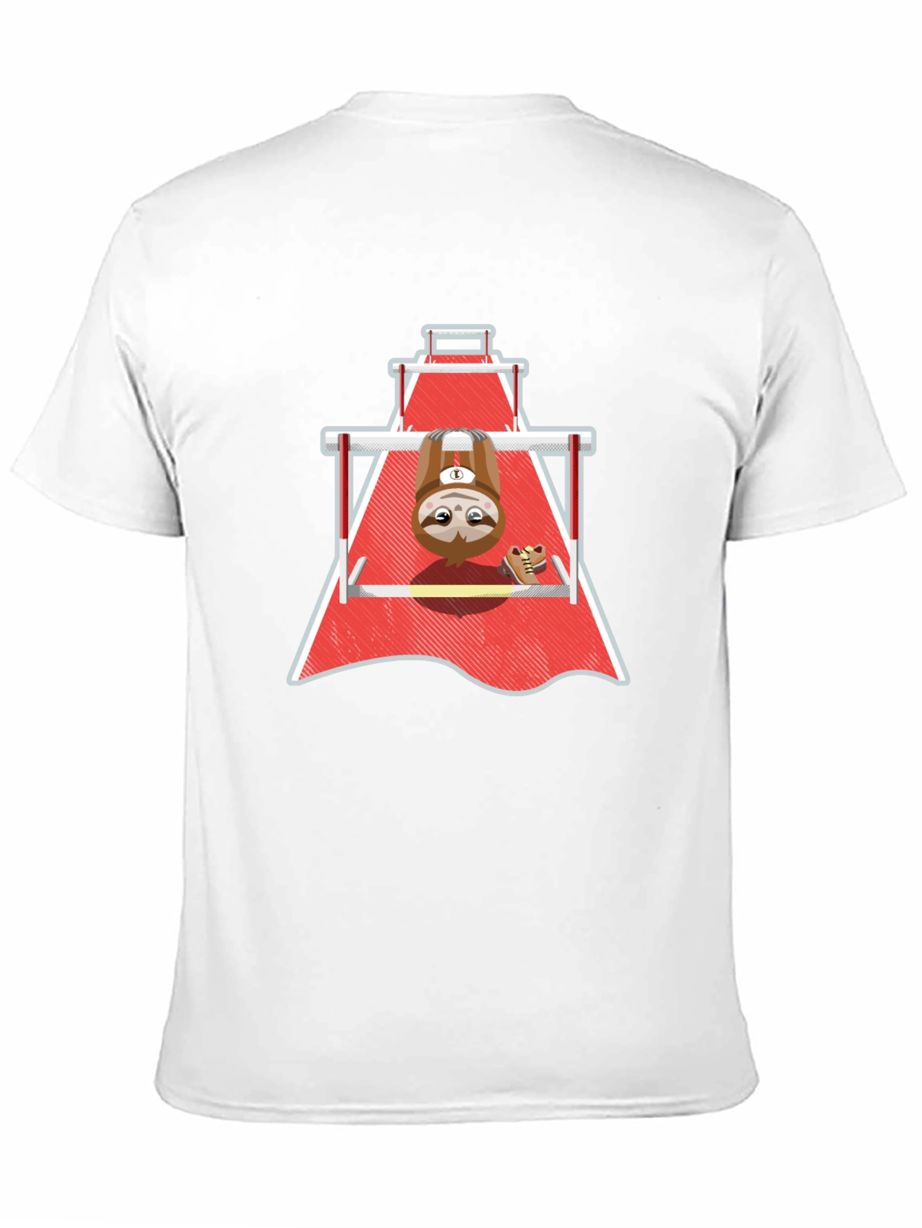 Sloth Gymnast T-Shirt - Funny Workout Tee