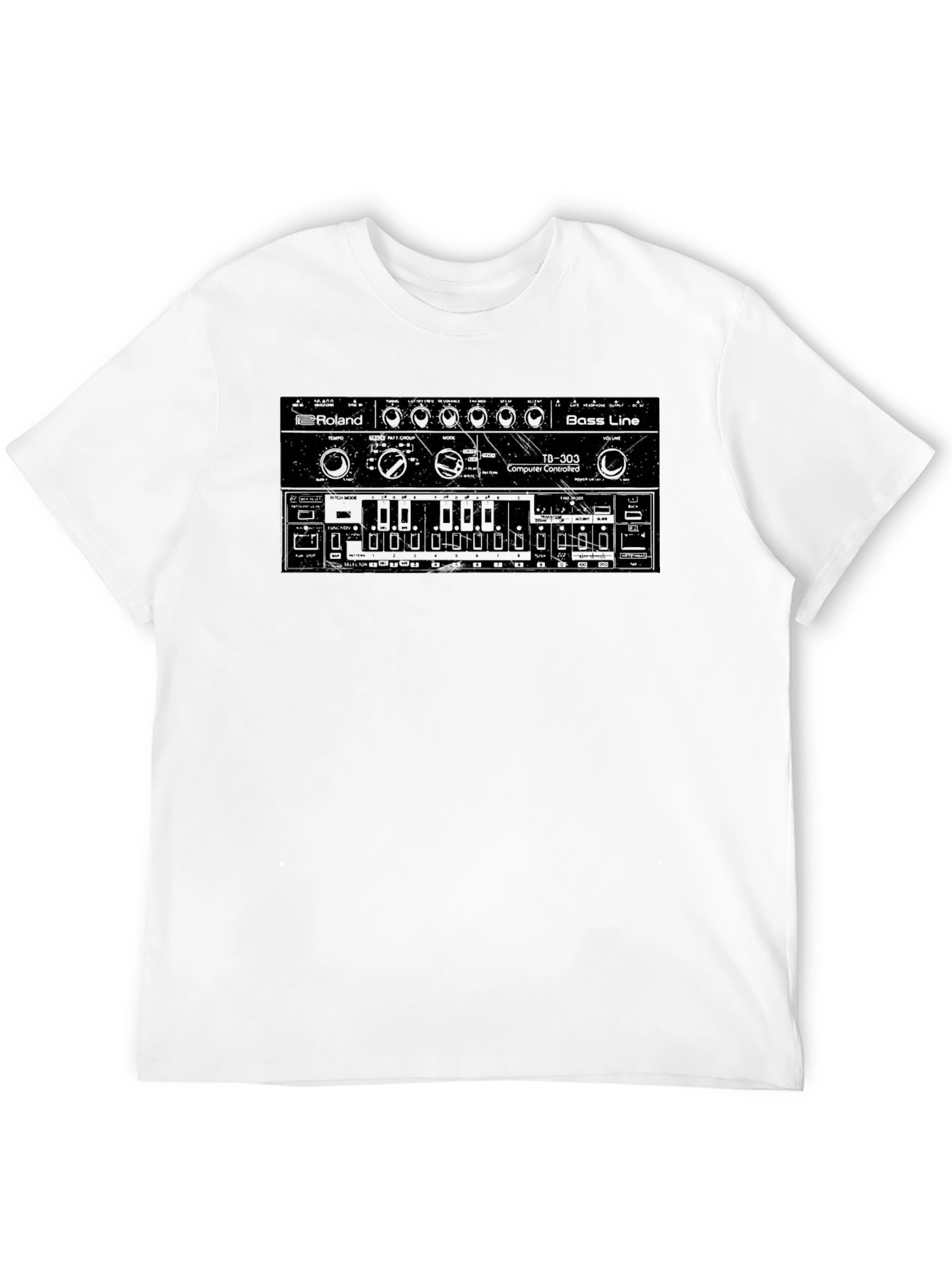 Roland TB-303 Bass Line T-Shirt - Black