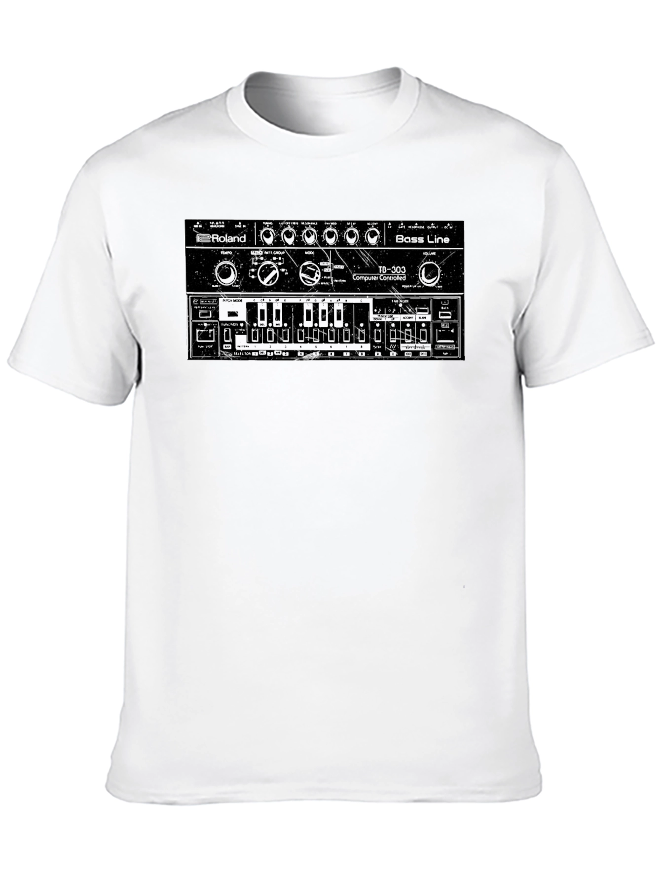 Roland TB-303 Bass Line T-Shirt - Black