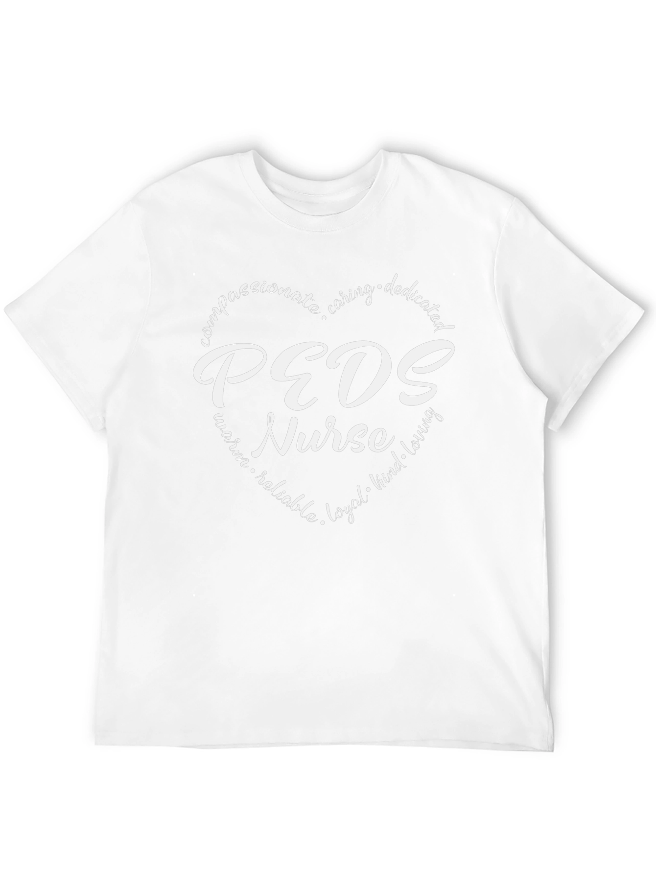 PEDS Nurse Heart Graphic Tee
