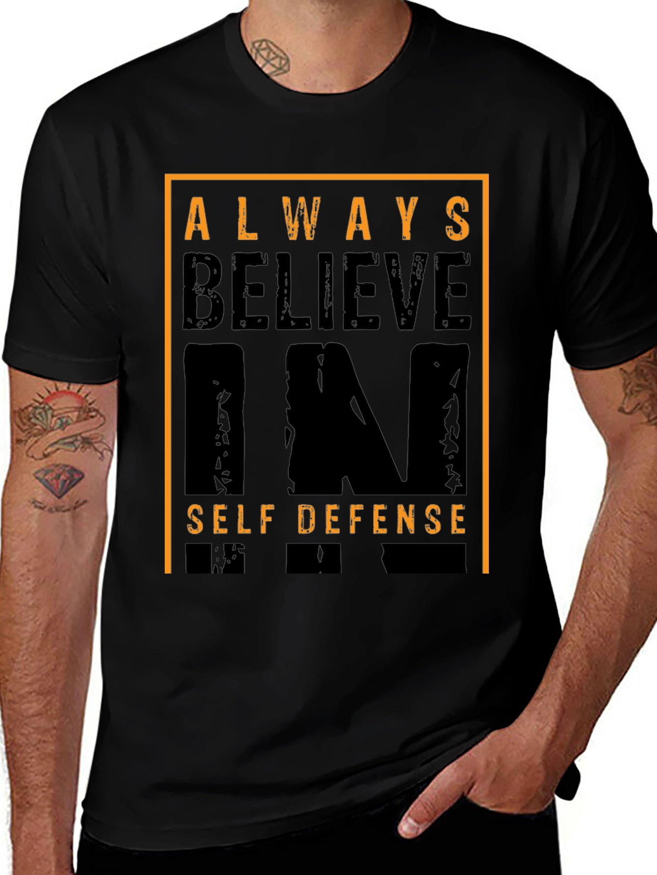 Always Believe in Self Defense Graphic Tee