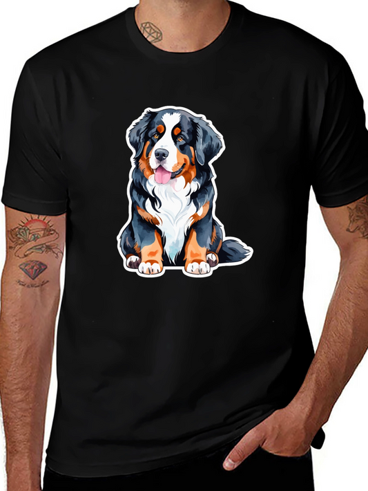 Bernese Mountain Dog T-Shirt - Cute Dog Graphic Tee