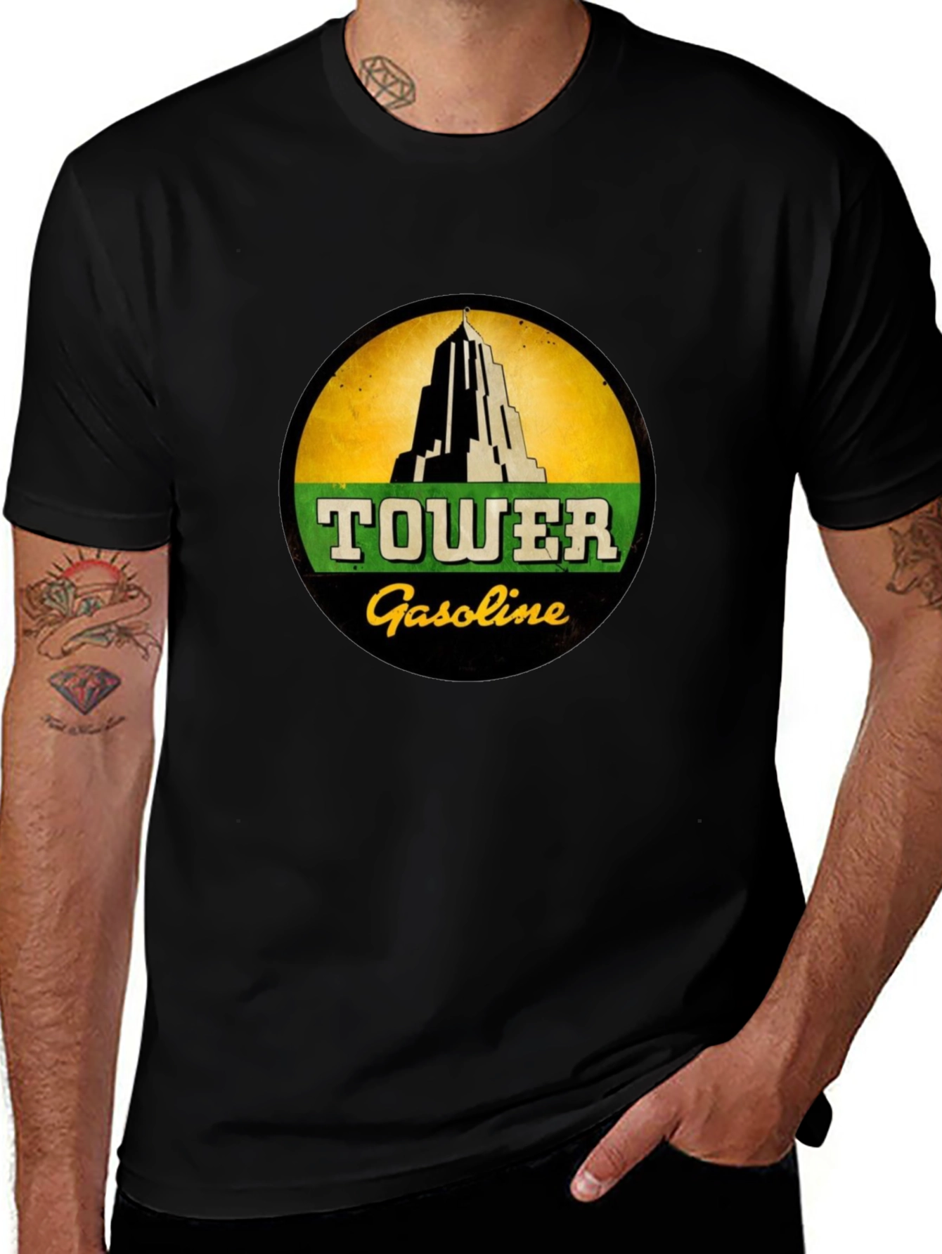 Tower Gasoline Graphic T-Shirt