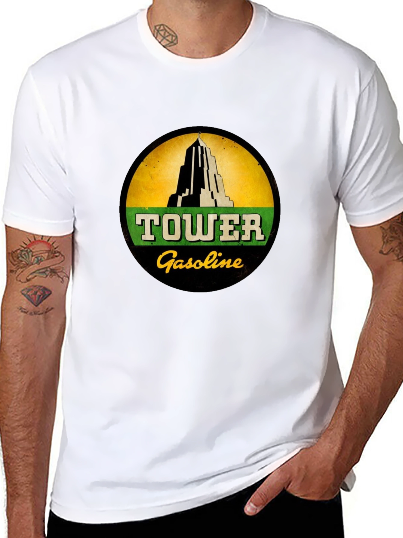 Tower Gasoline Graphic T-Shirt