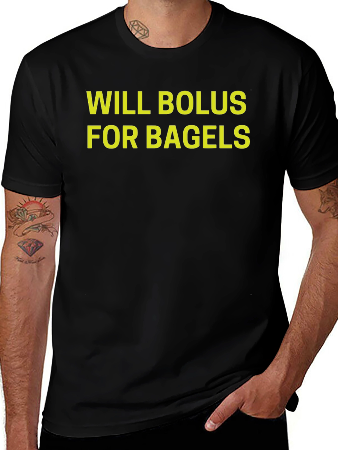 Will Bolus For Bagels Graphic T-Shirt