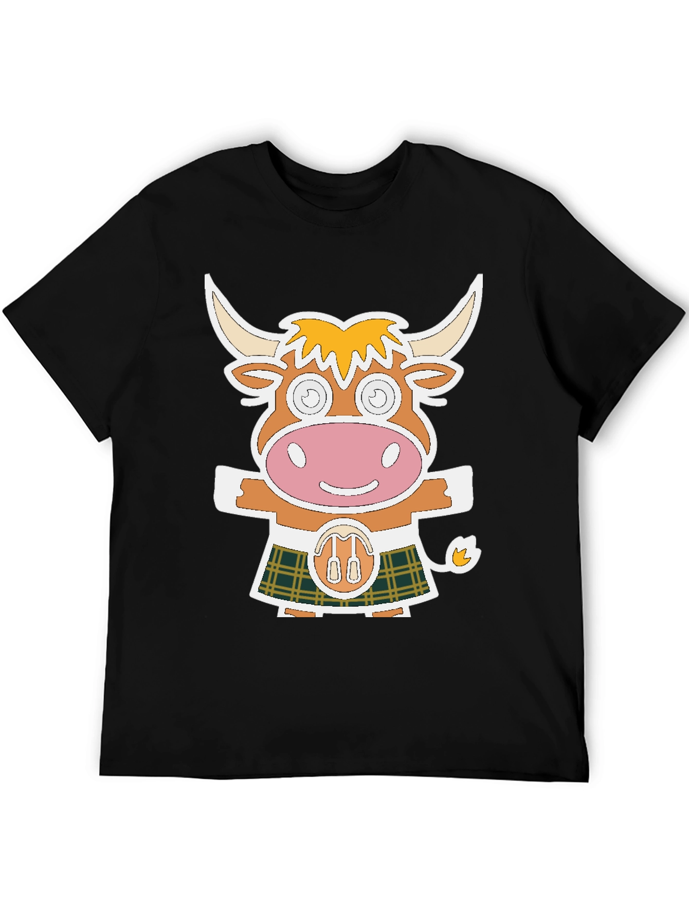 Cartoon Scottish Cow T-Shirt