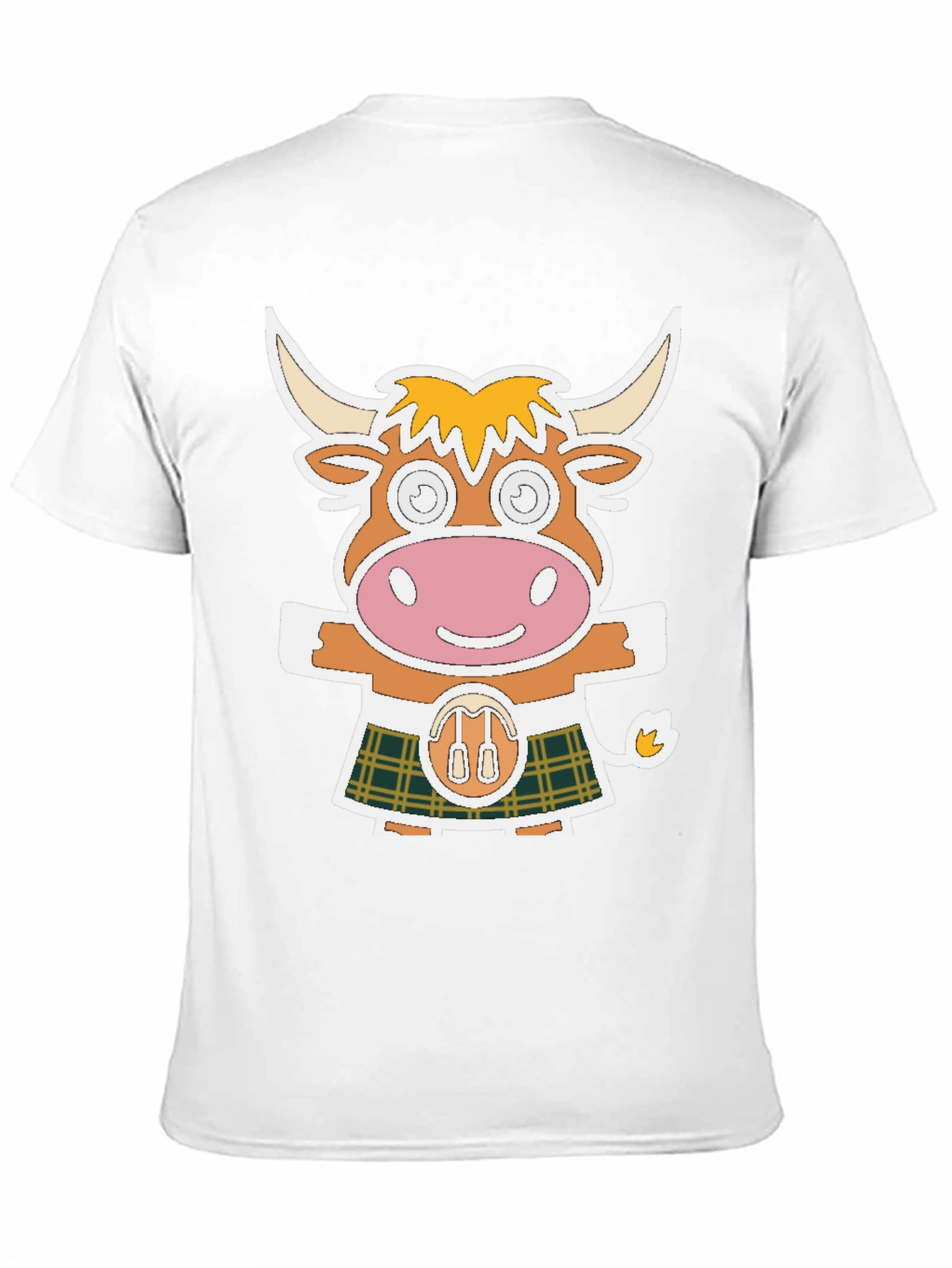 Cartoon Scottish Cow T-Shirt
