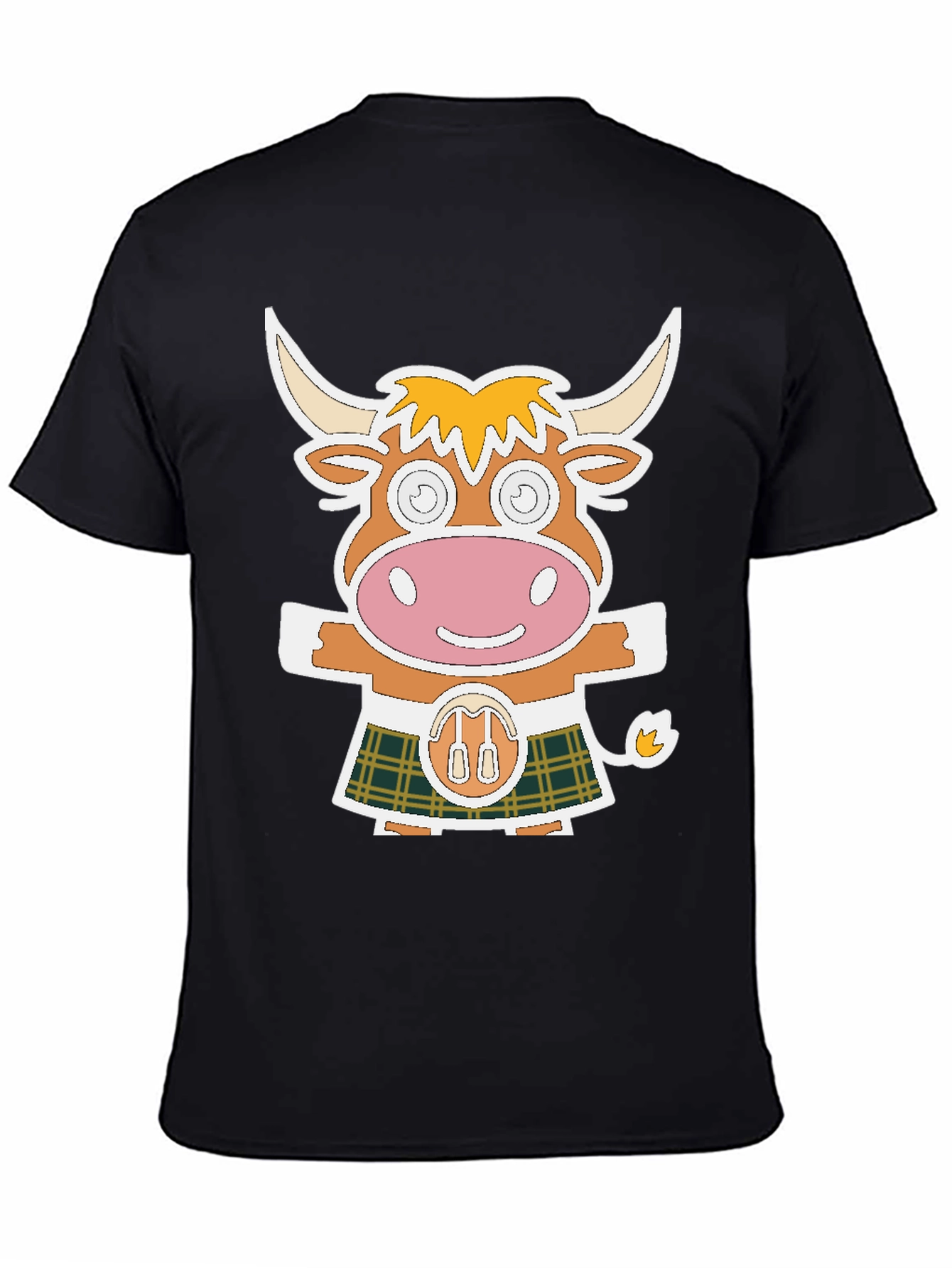 Cartoon Scottish Cow T-Shirt